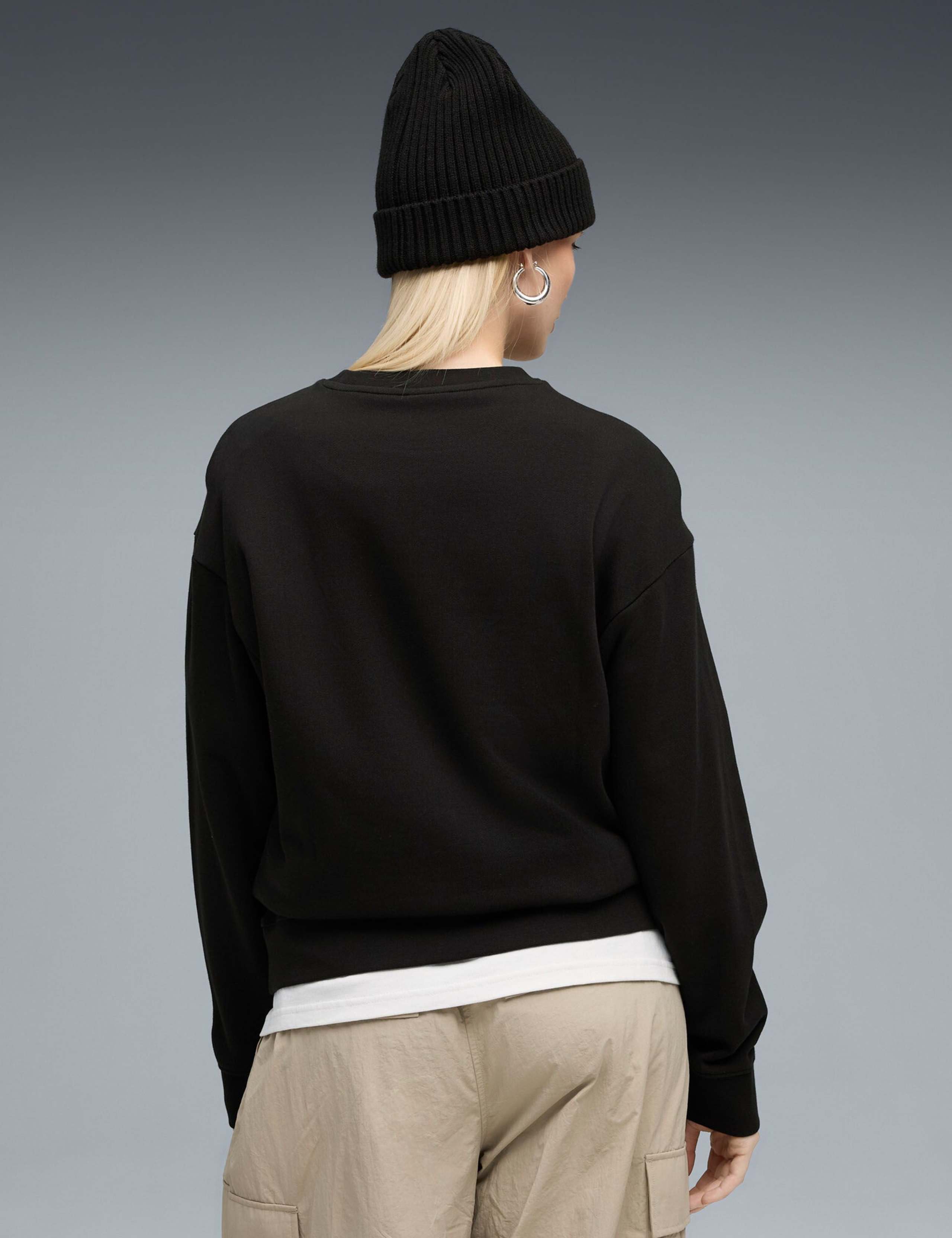 Essentials Elevated Pure Cotton Sweatshirt 3 of 4