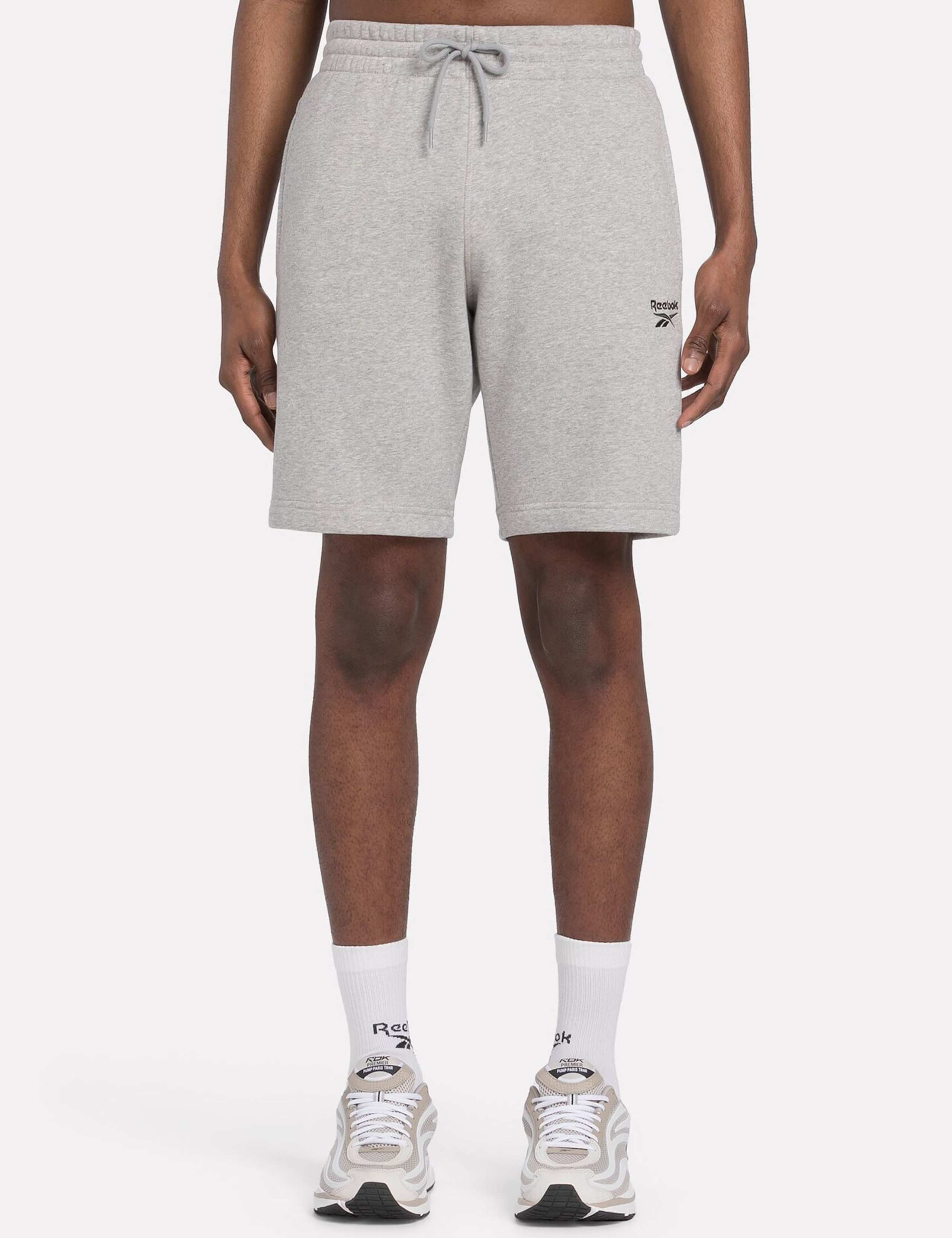 Identity Small Logo Drawstring Fleece Shorts 1 of 4