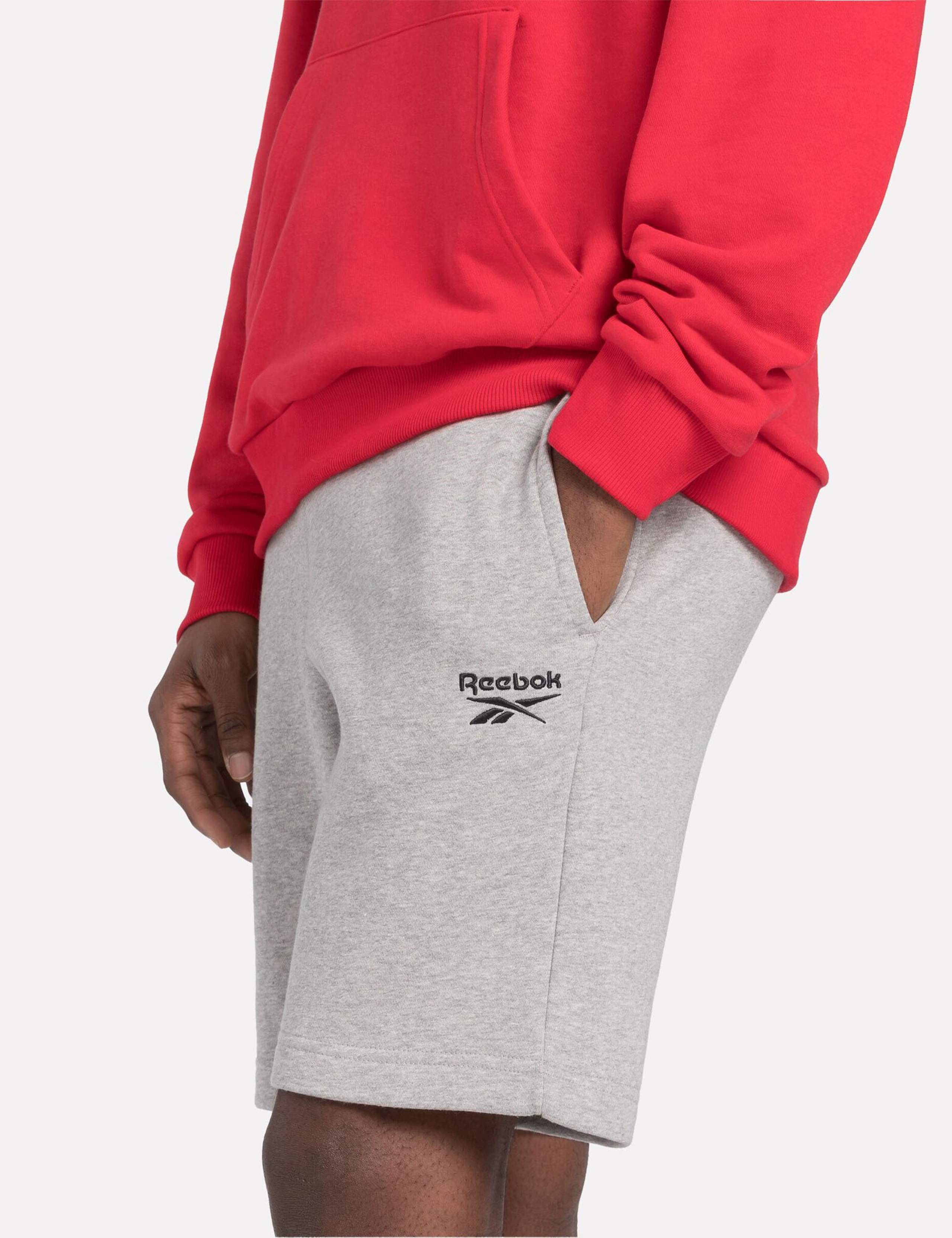 Identity Small Logo Drawstring Fleece Shorts 2 of 4