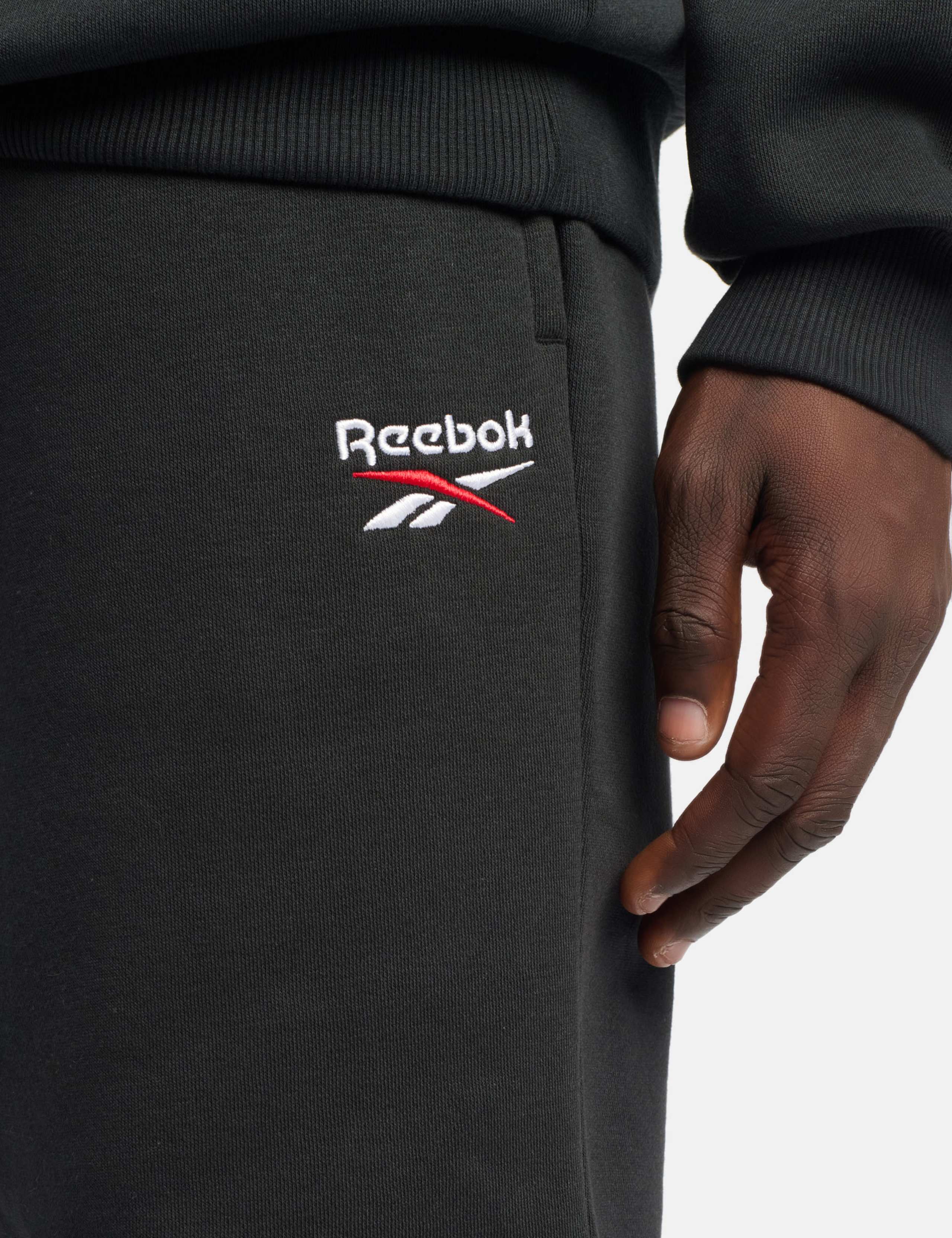 Identity Small Logo Drawstring Fleece Shorts 5 of 5
