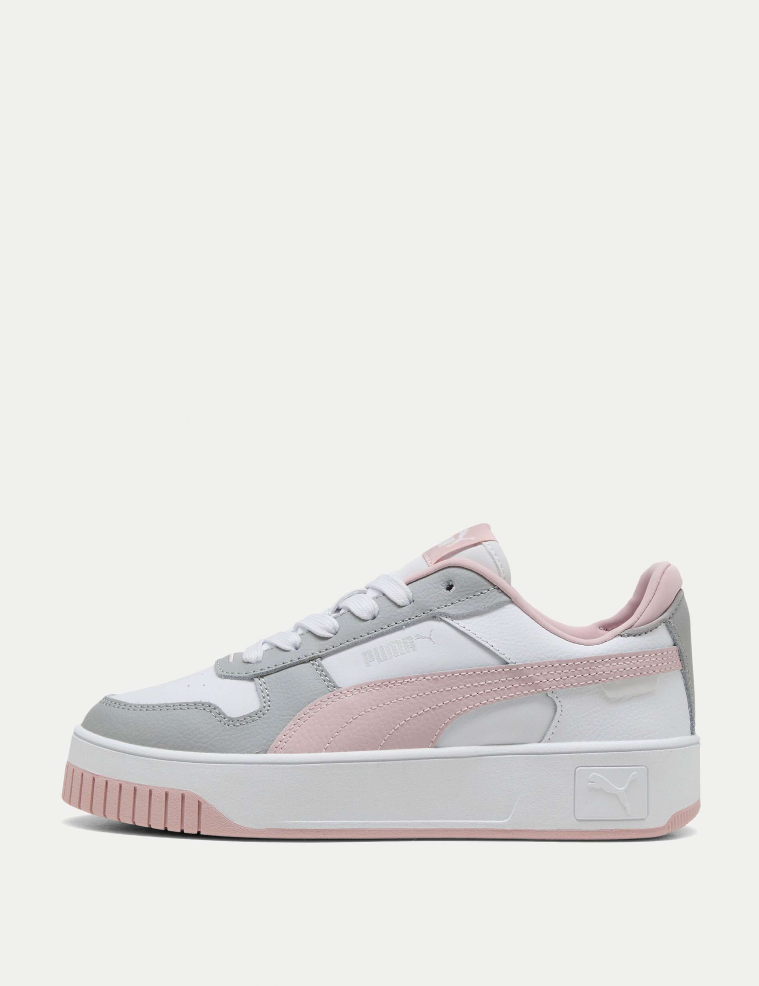 Carina Street Leather Flatform Trainers 2 of 6