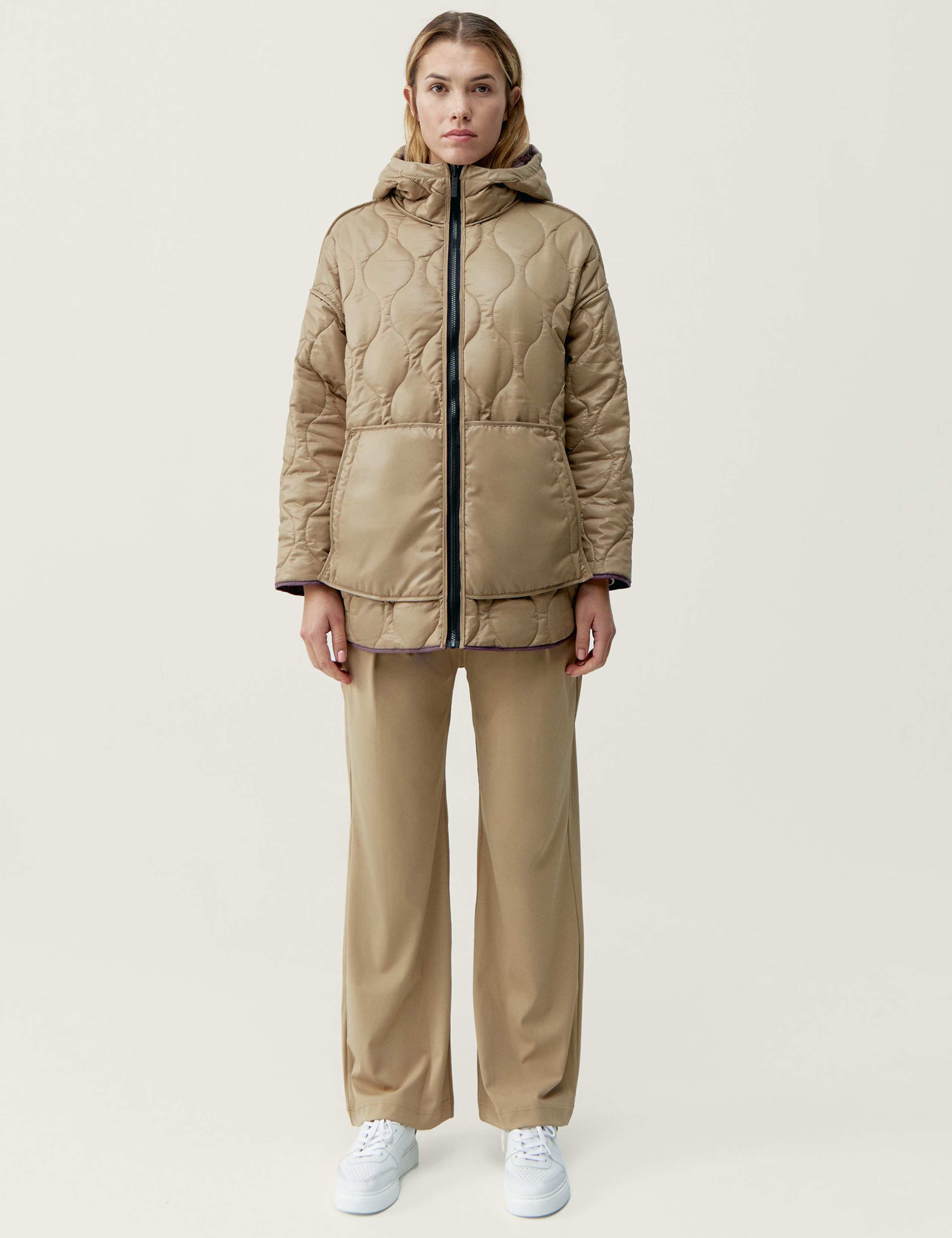 Ashley Reversible Quilted Hooded Jacket 2 of 10