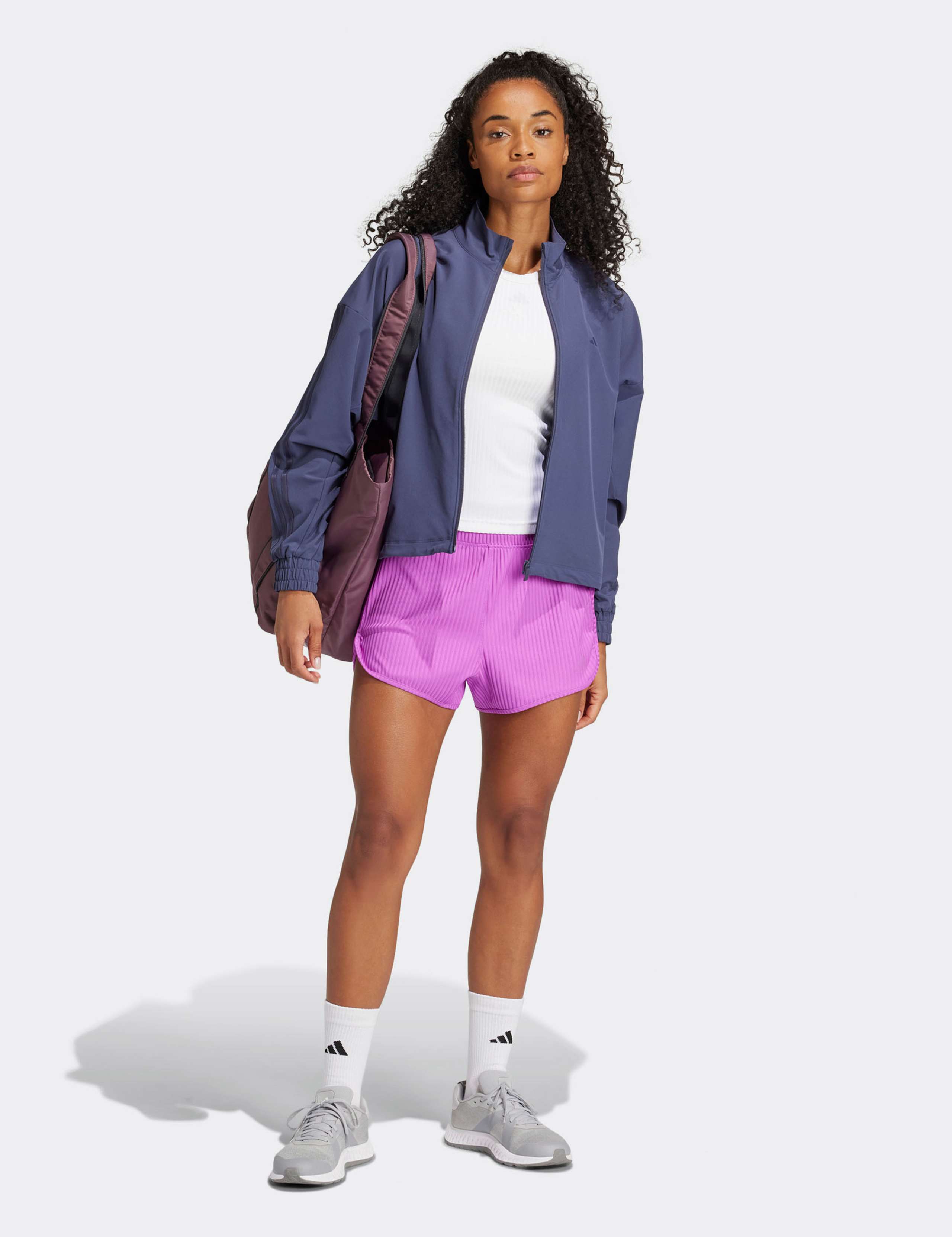 All Gym Seasonal Rib Tonal 3 Stripes Vest Top 4 of 6