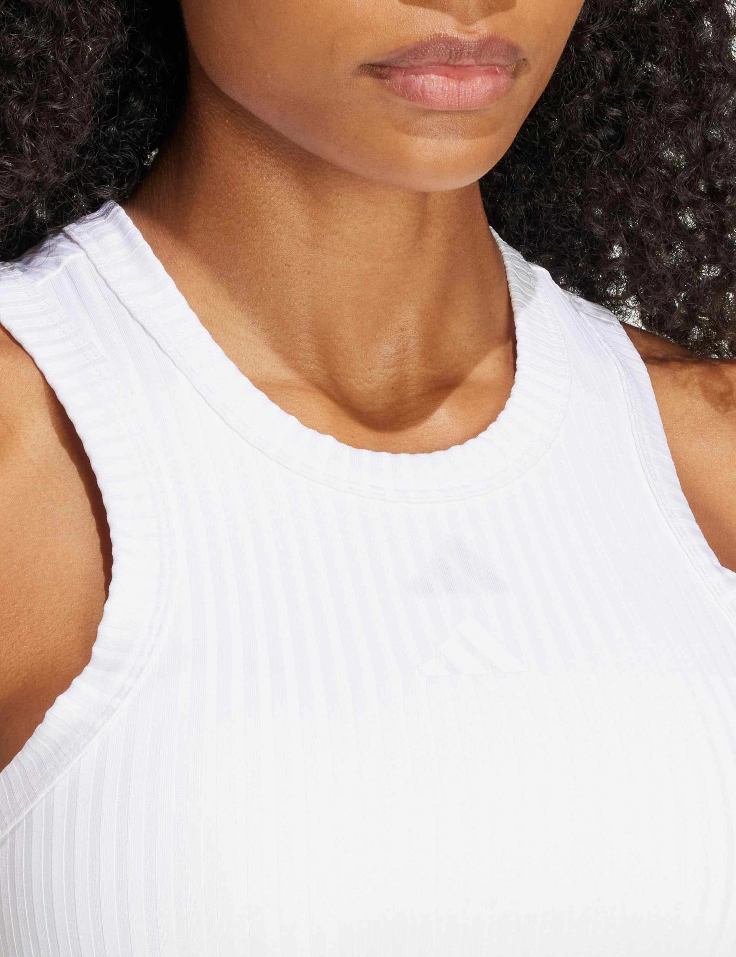 All Gym Seasonal Rib Tonal 3 Stripes Vest Top 5 of 6