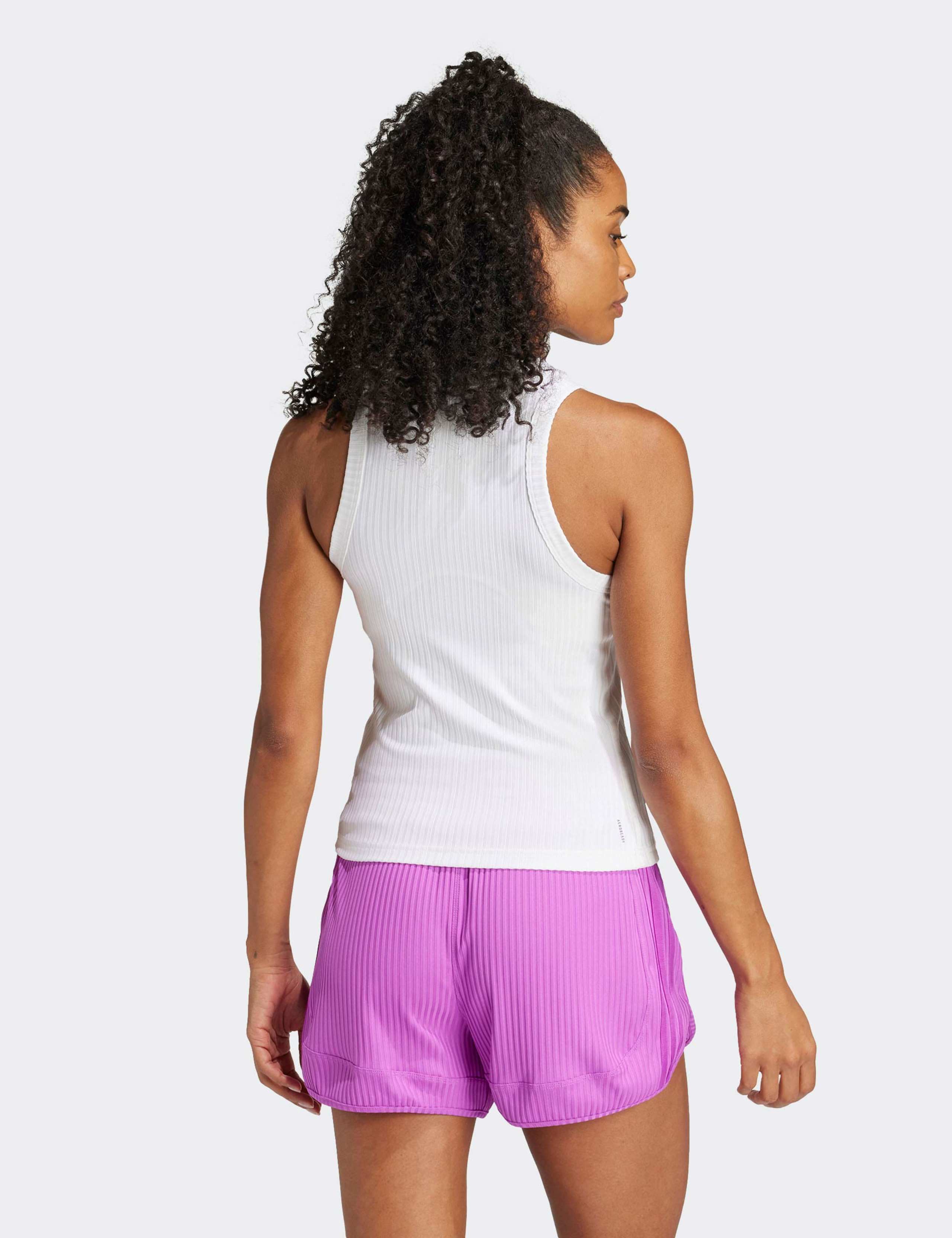 All Gym Seasonal Rib Tonal 3 Stripes Vest Top 6 of 6