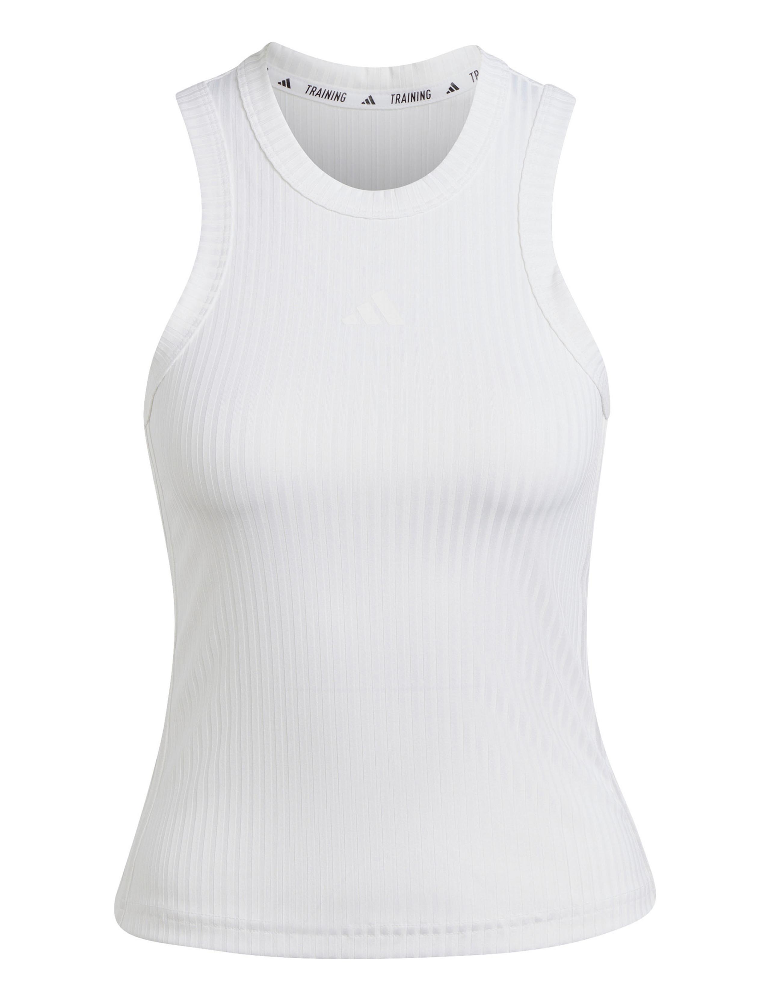 All Gym Seasonal Rib Tonal 3 Stripes Vest Top 2 of 6