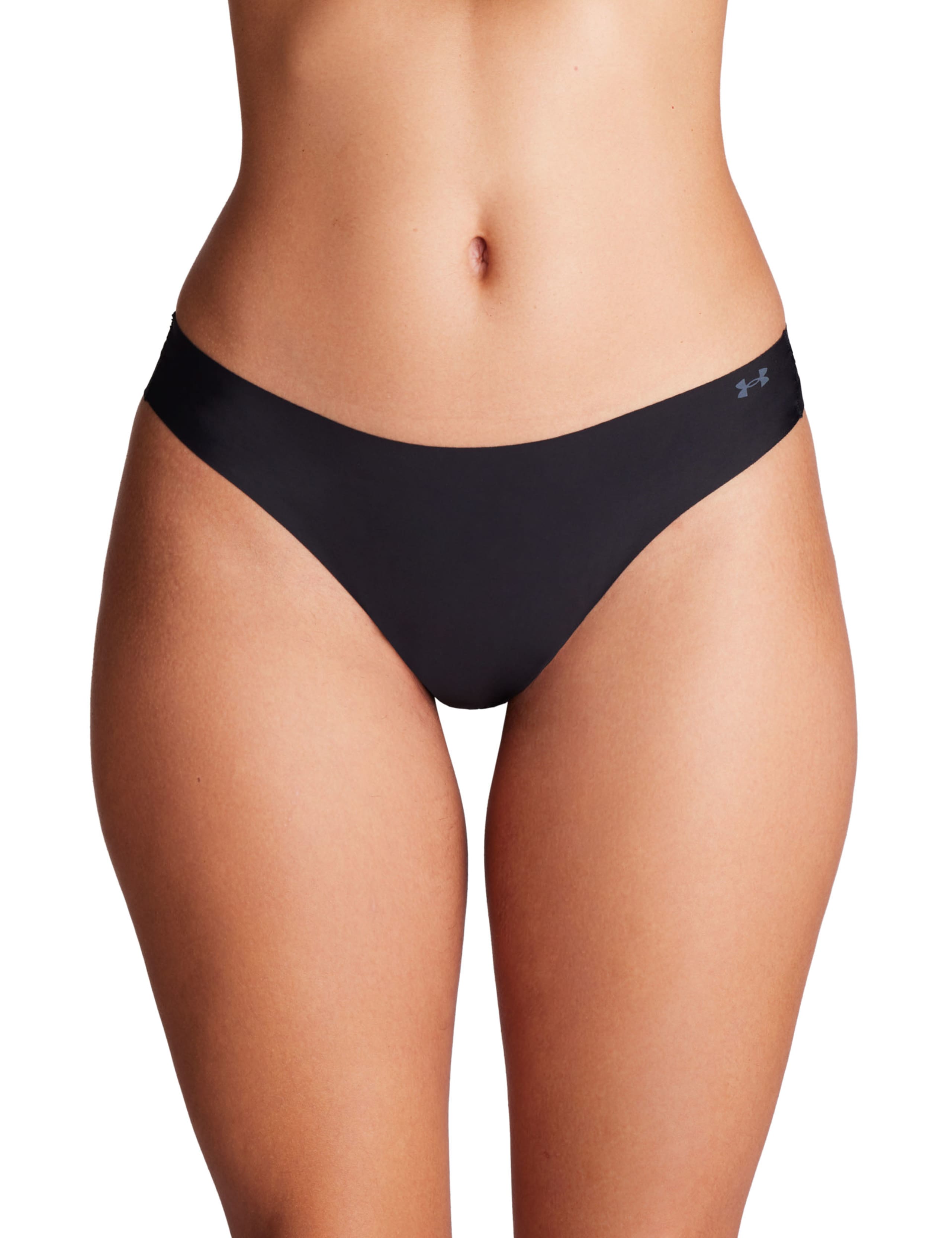3pk Pure Stretch No Show Thongs 2 of 4