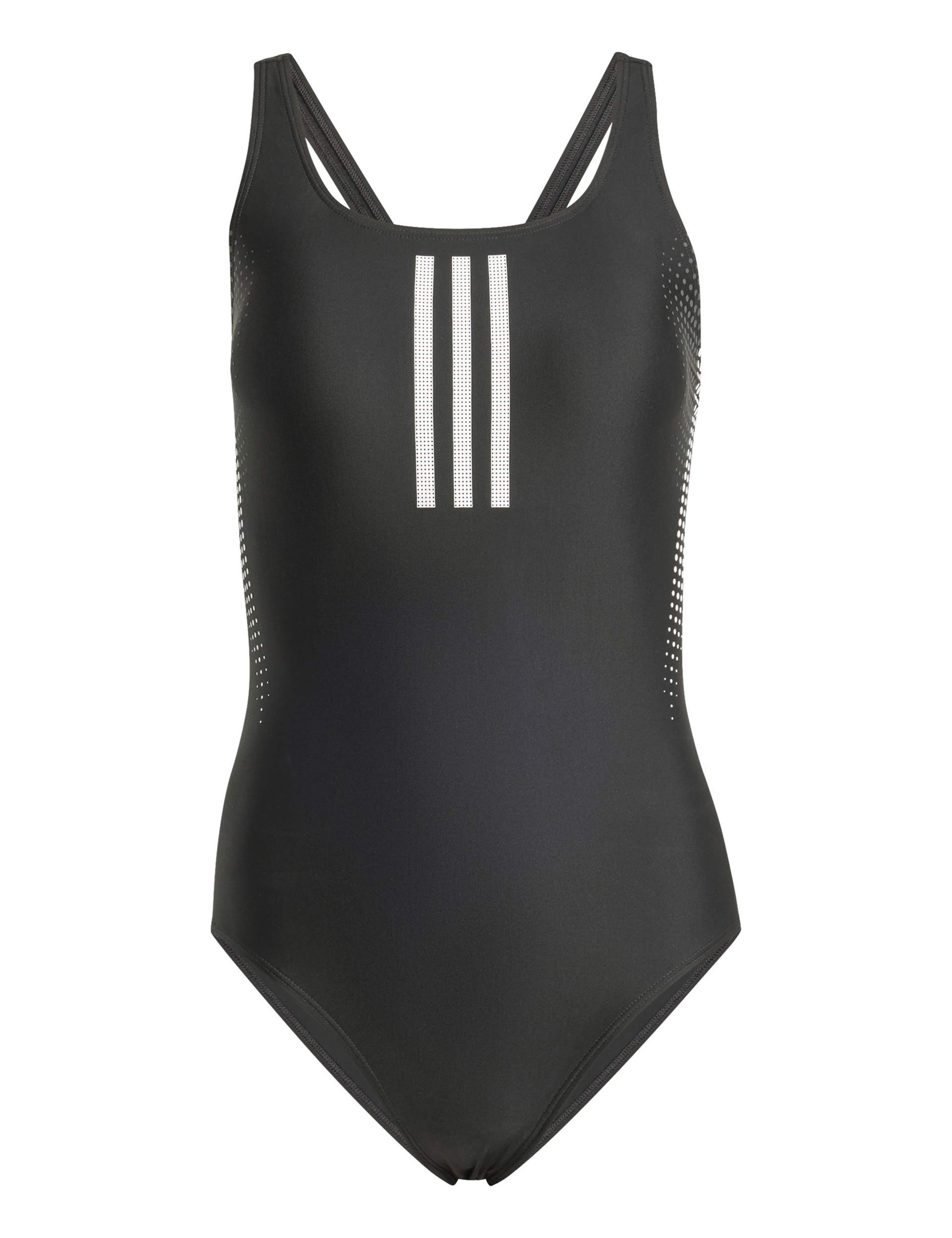 3 Stripes Graphic Scoop Neck Swimsuit 2 of 6