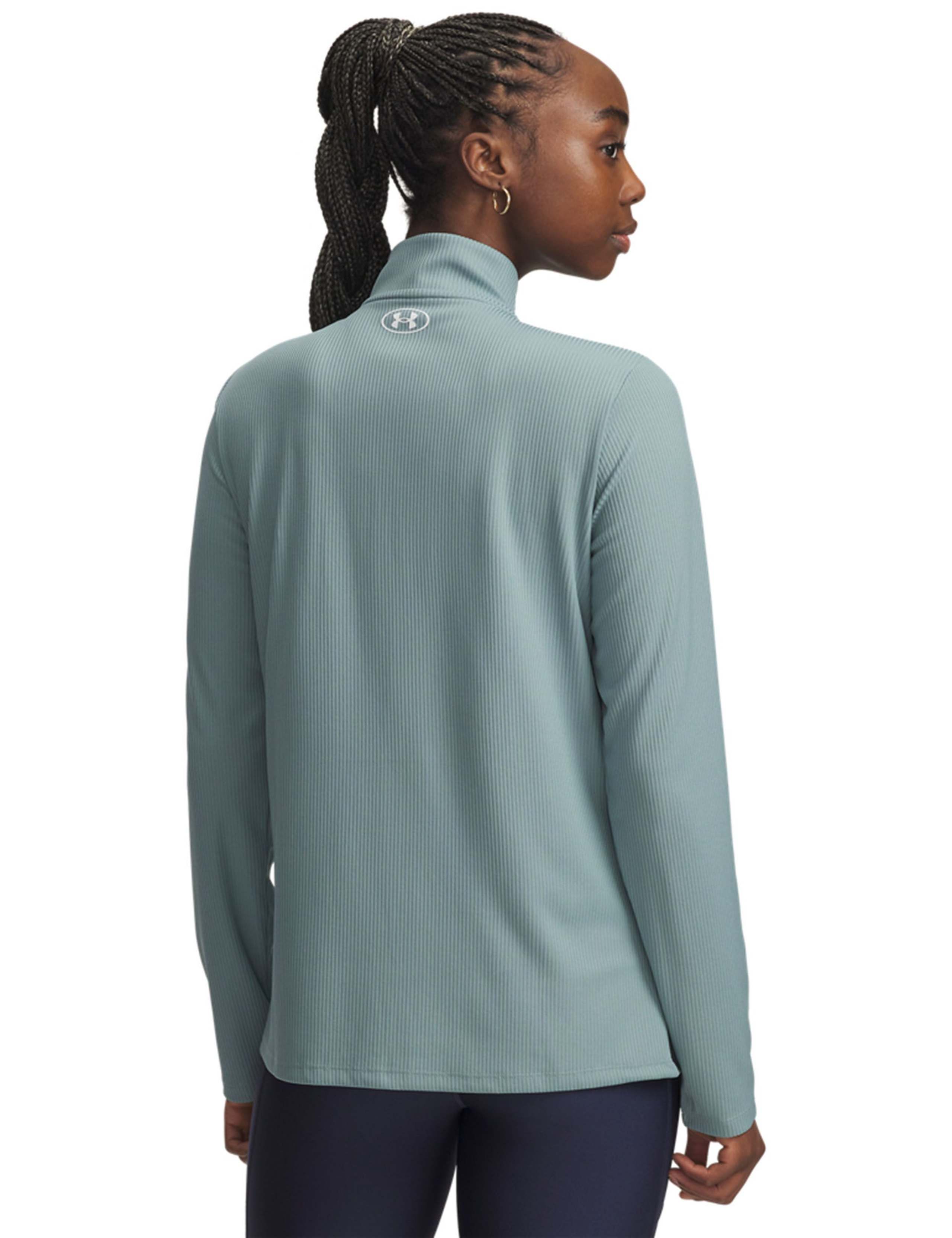 Tech™ Rib Half Zip Funnel Neck Sweatshirt 2 of 3