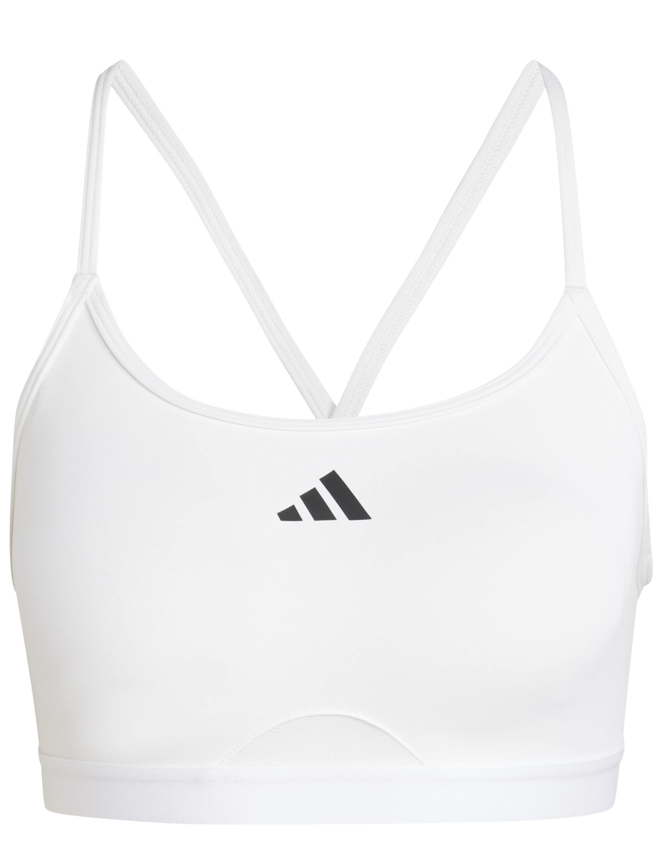 AeroReact Training 3 Stripes Sports Bra 2 of 7