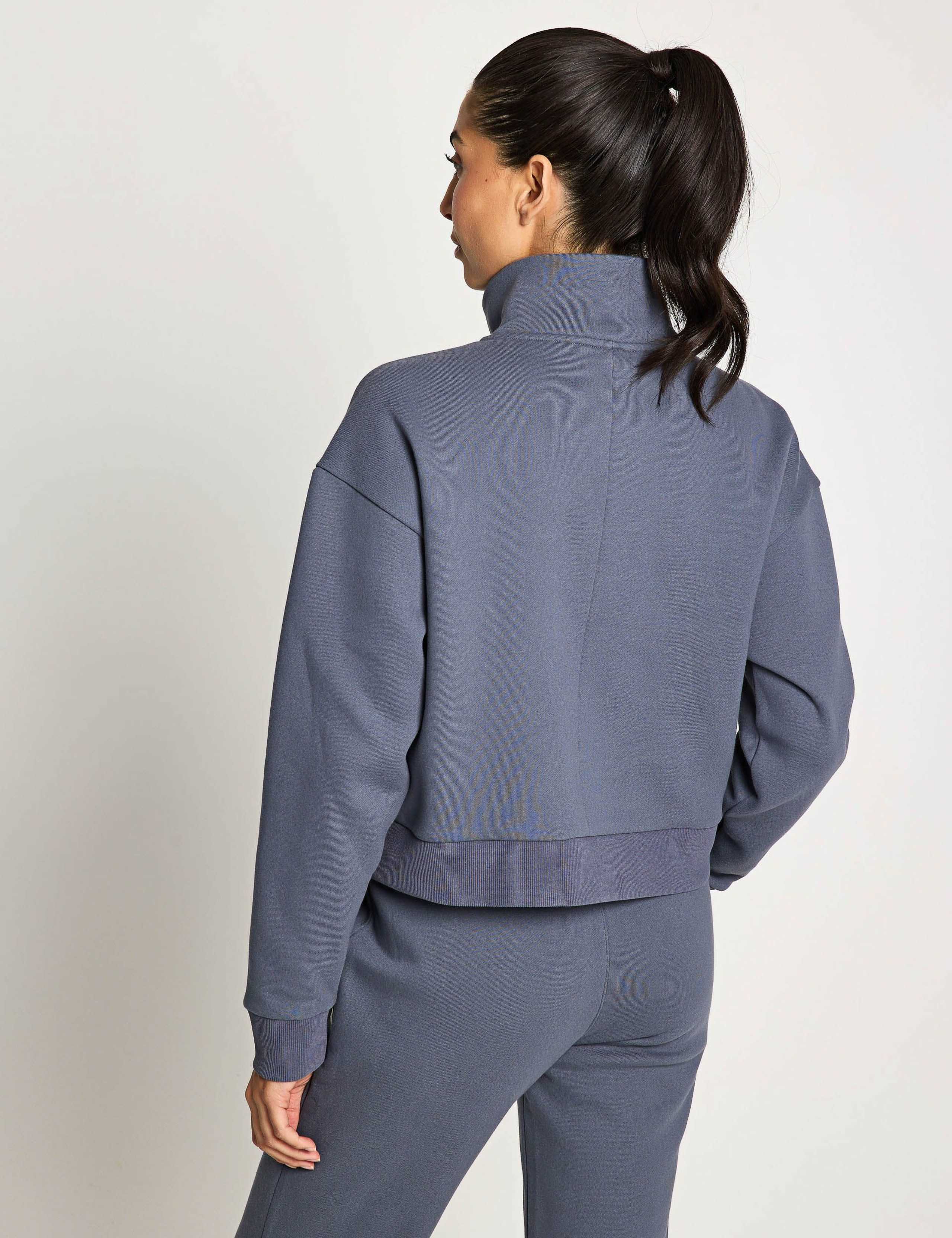 Rihanna Pure Cotton Half Zip Sweatshirt 3 of 4