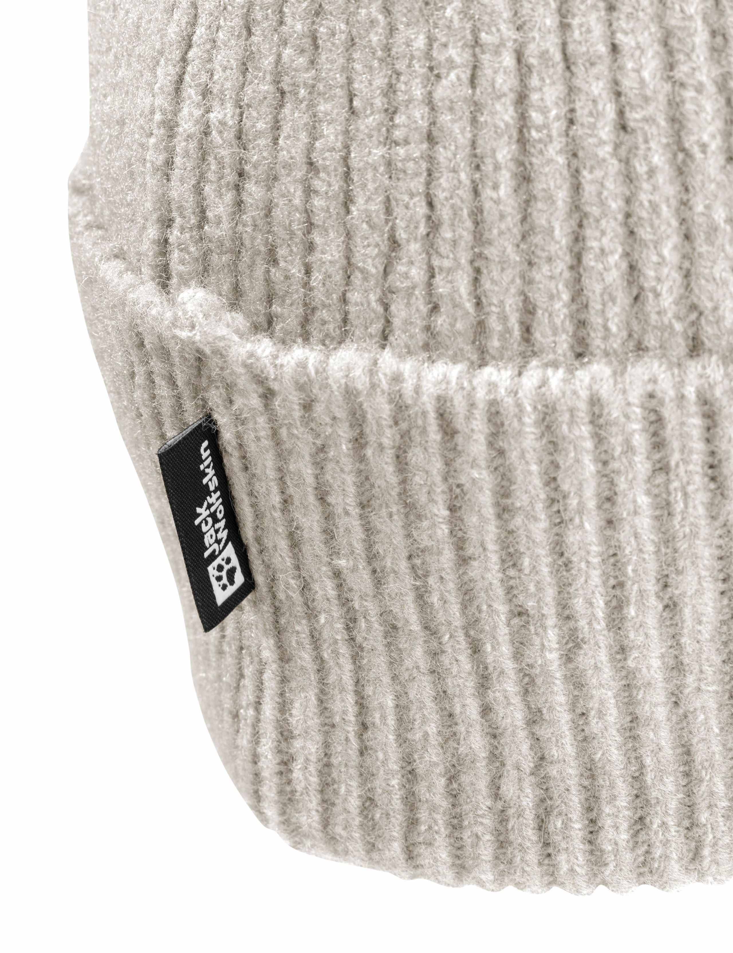 Fuzzy Knitted Beanie Hat 3 of 3