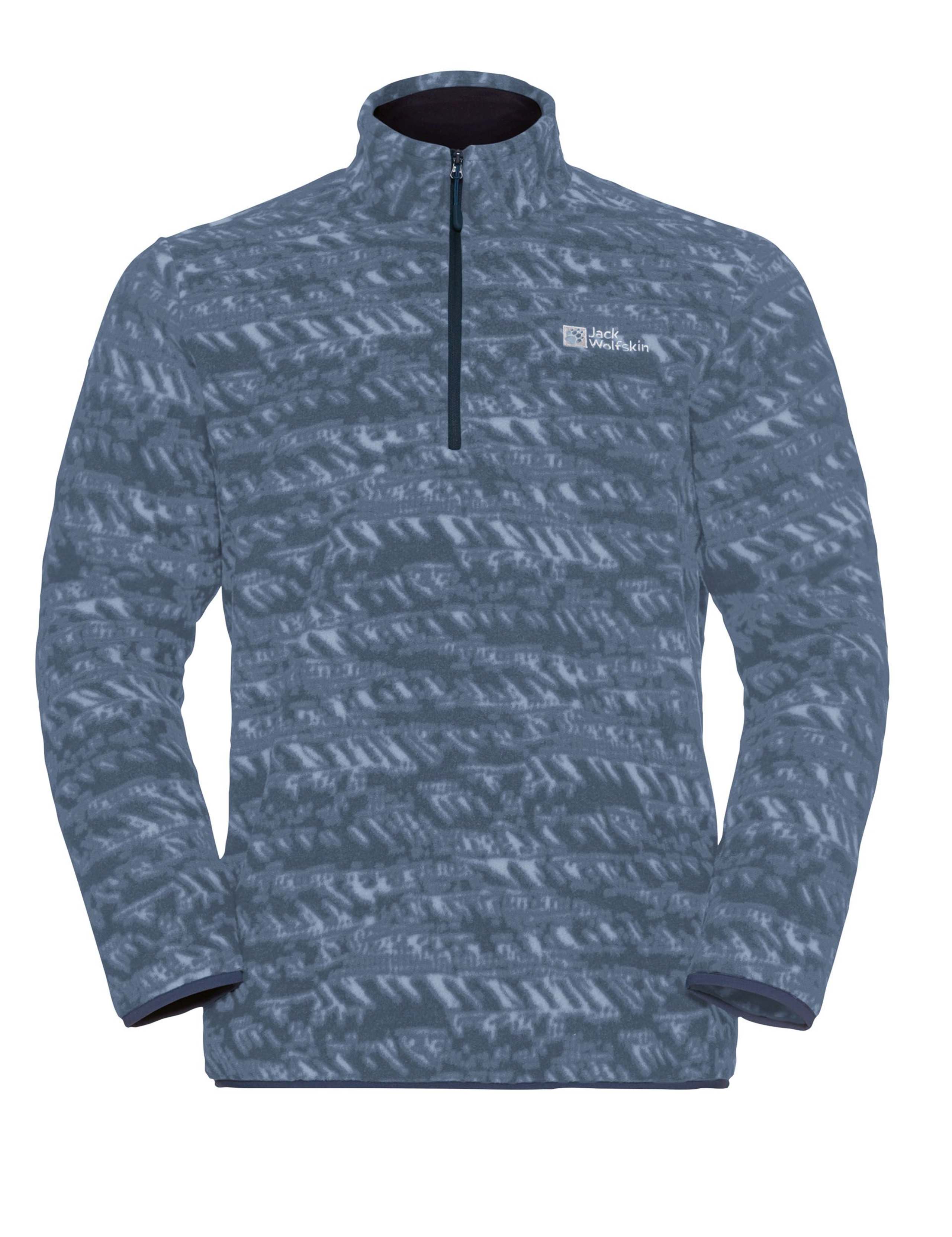 Big Sky Printed Funnel Neck Half Zip Fleece 2 of 5