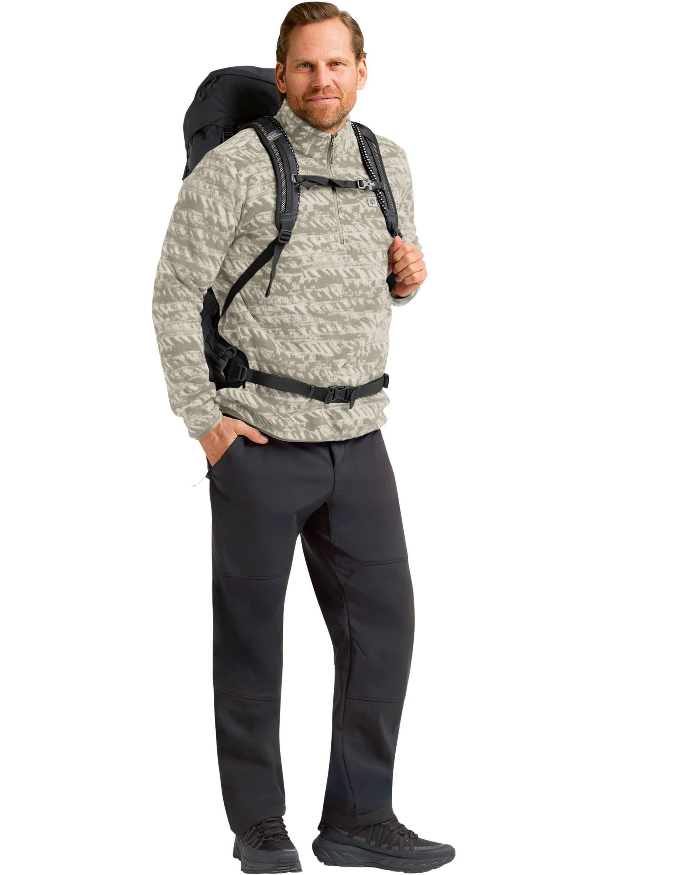 Big Sky Printed Funnel Neck Half Zip Fleece 3 of 6