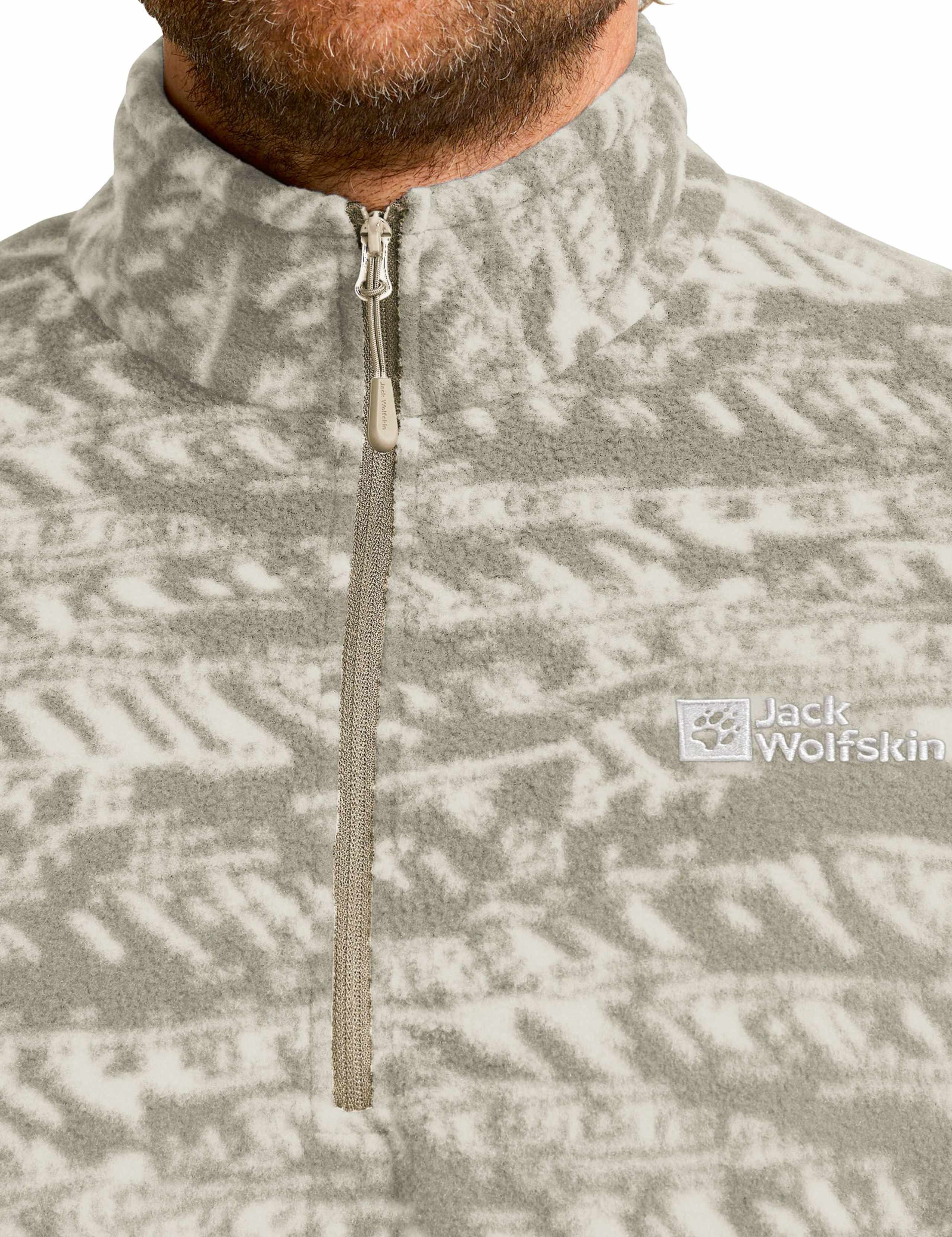 Big Sky Printed Funnel Neck Half Zip Fleece 5 of 6