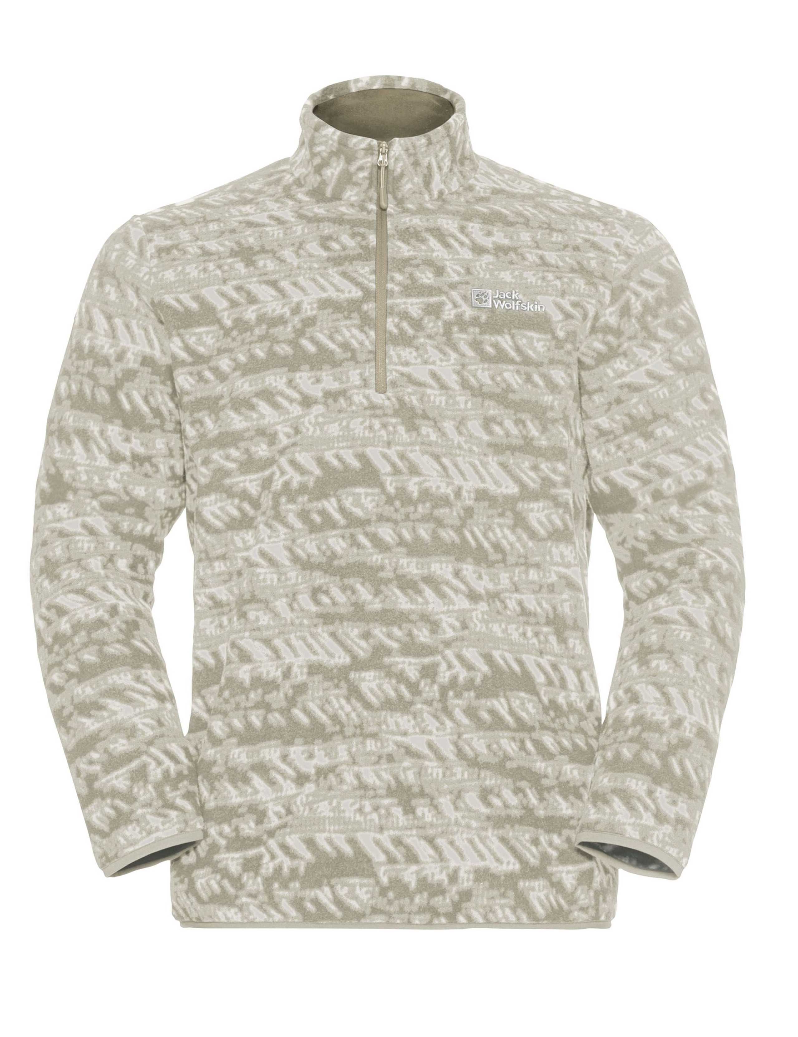 Big Sky Printed Funnel Neck Half Zip Fleece 2 of 6