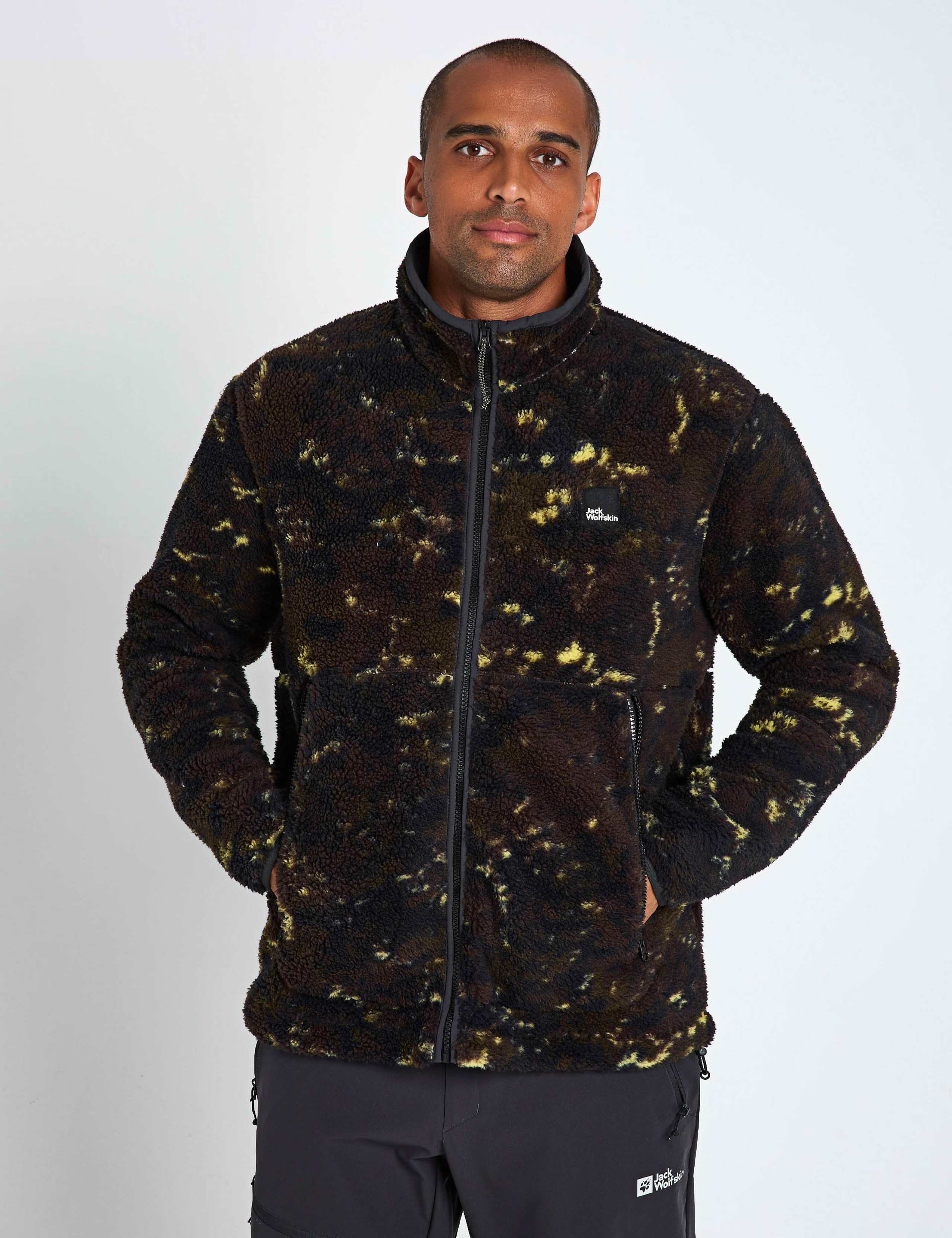 Stone Lite Sherpa Fleece Camo Print Jacket 3 of 7