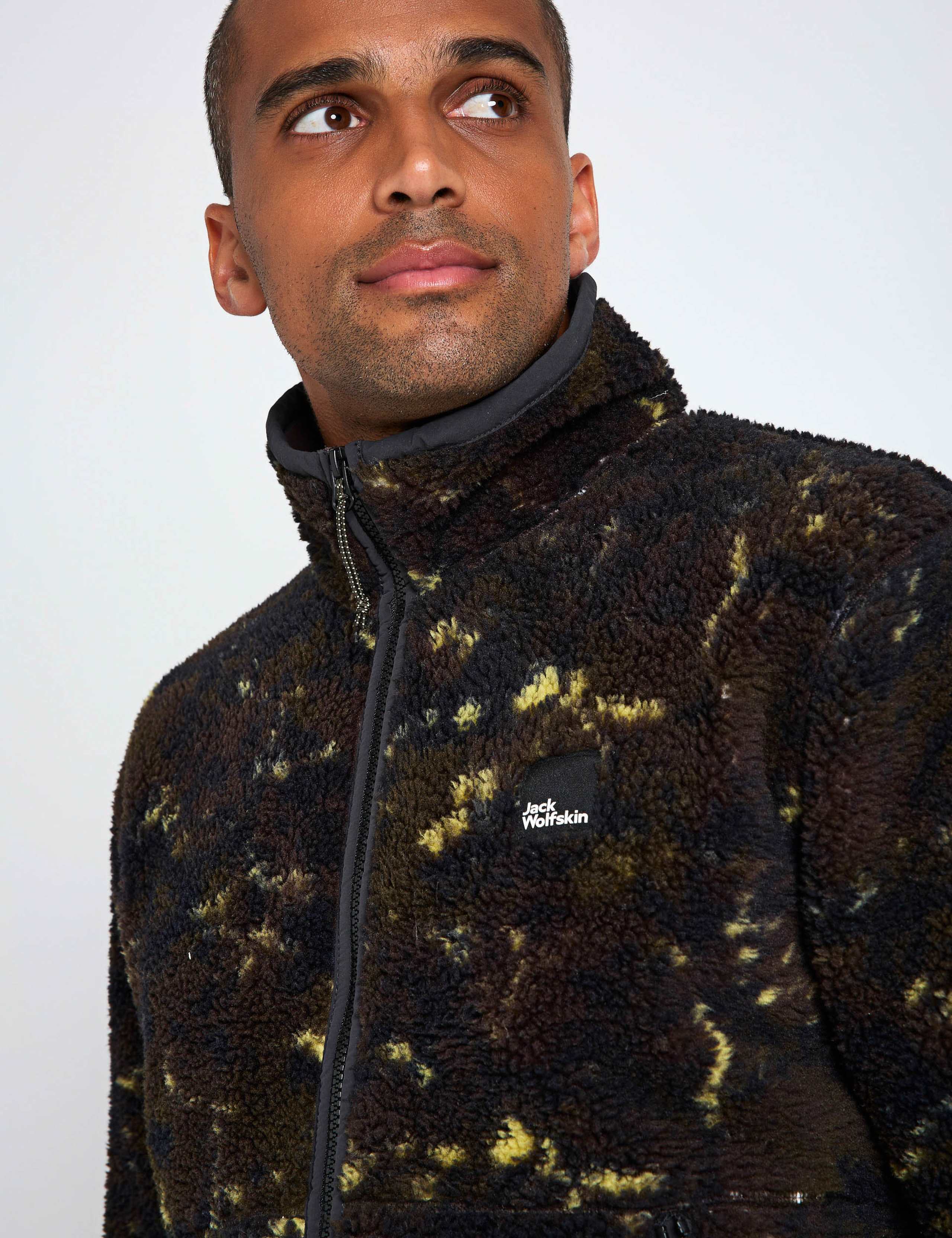 Stone Lite Sherpa Fleece Camo Print Jacket 5 of 7