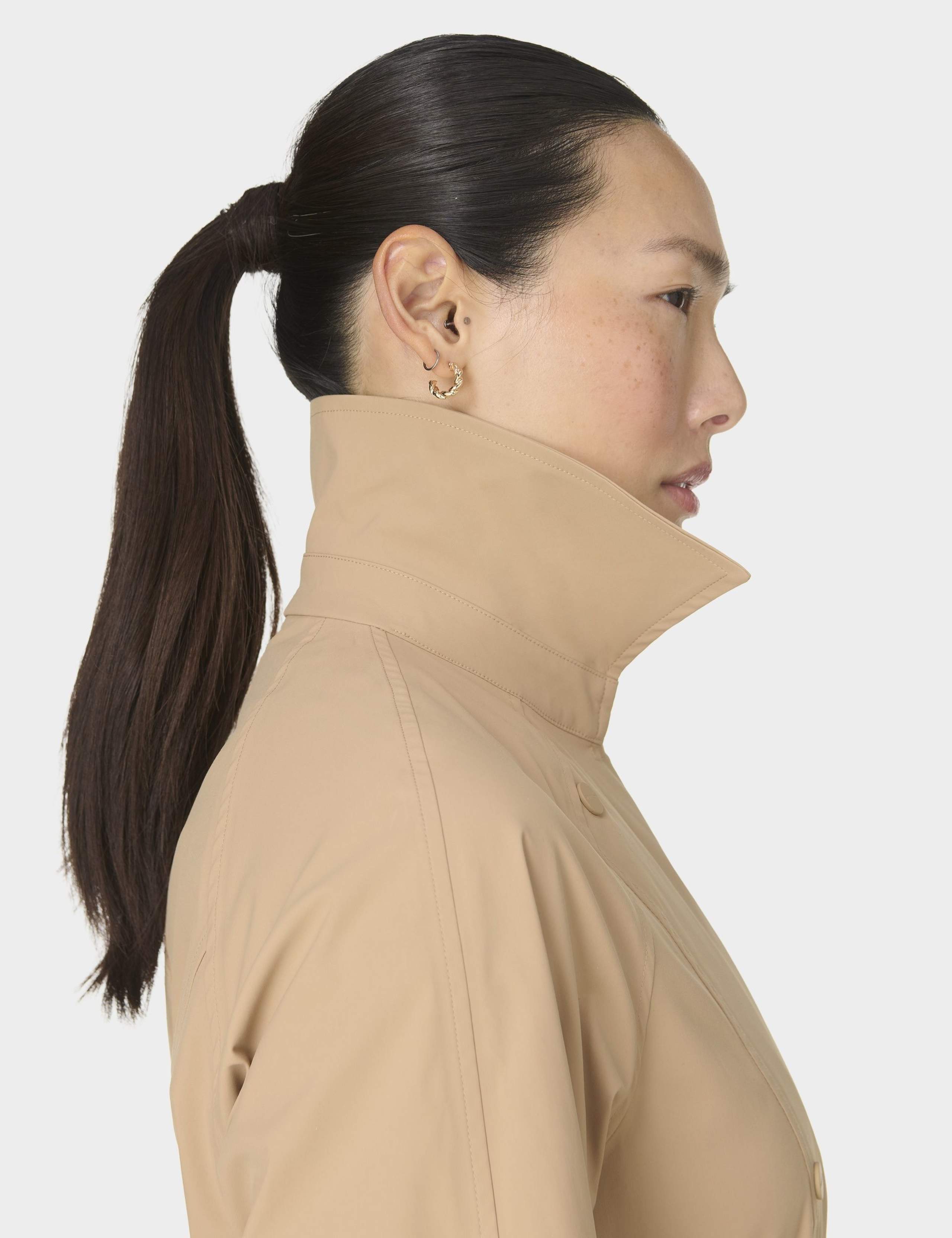 Belted Double Breasted Relaxed Trench Coat 4 of 10