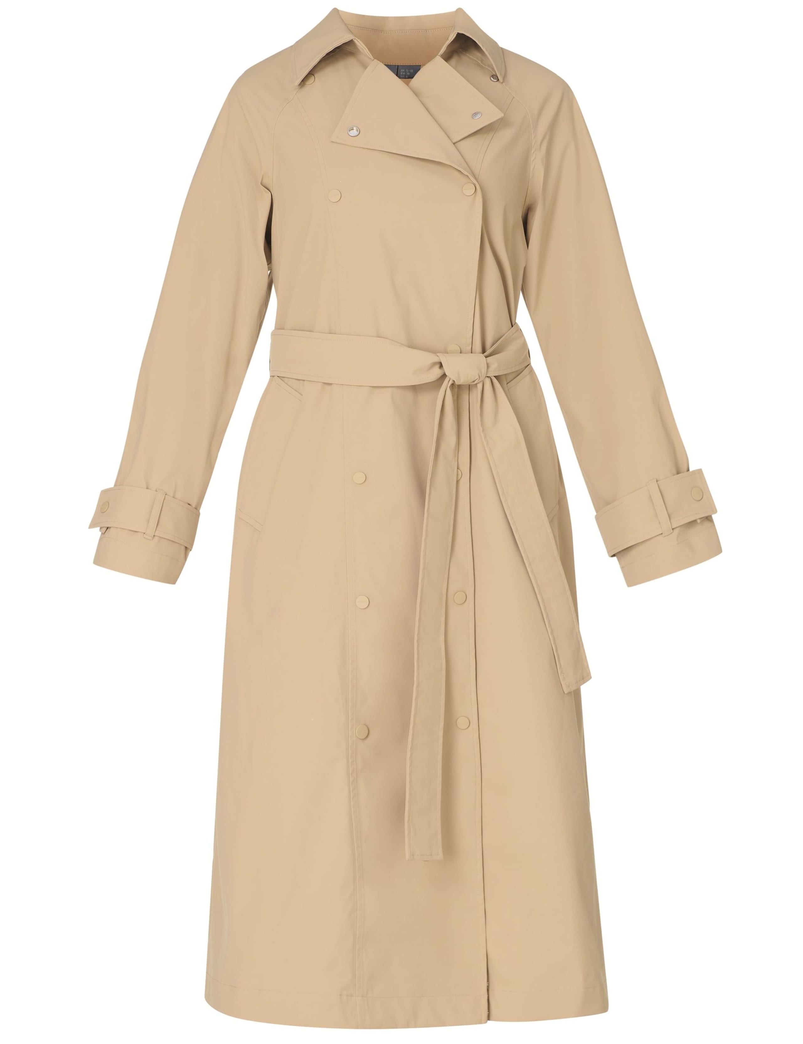 Belted Double Breasted Relaxed Trench Coat 2 of 10