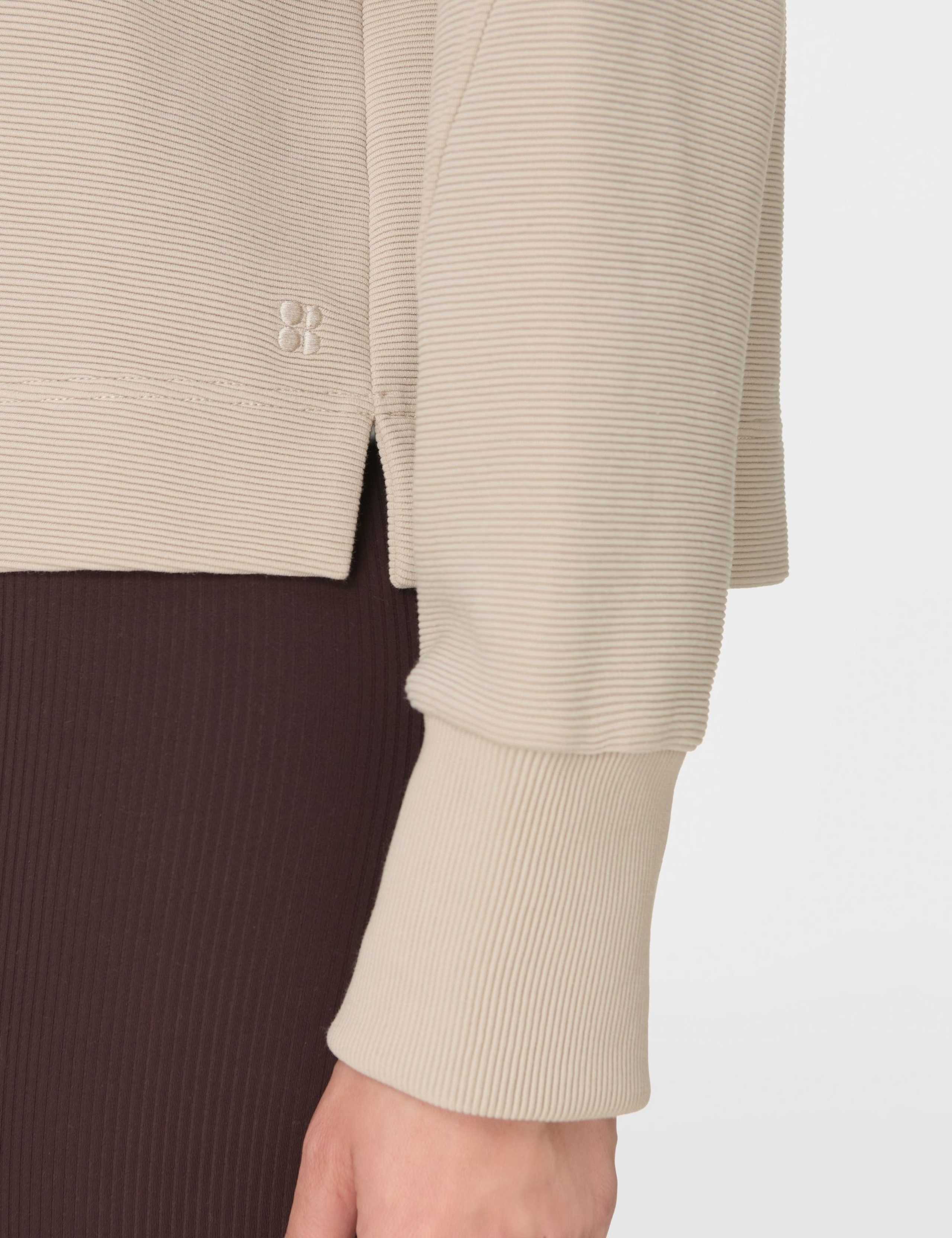 Peaceful Cotton Blend Half Zip Sweatshirt 6 of 7