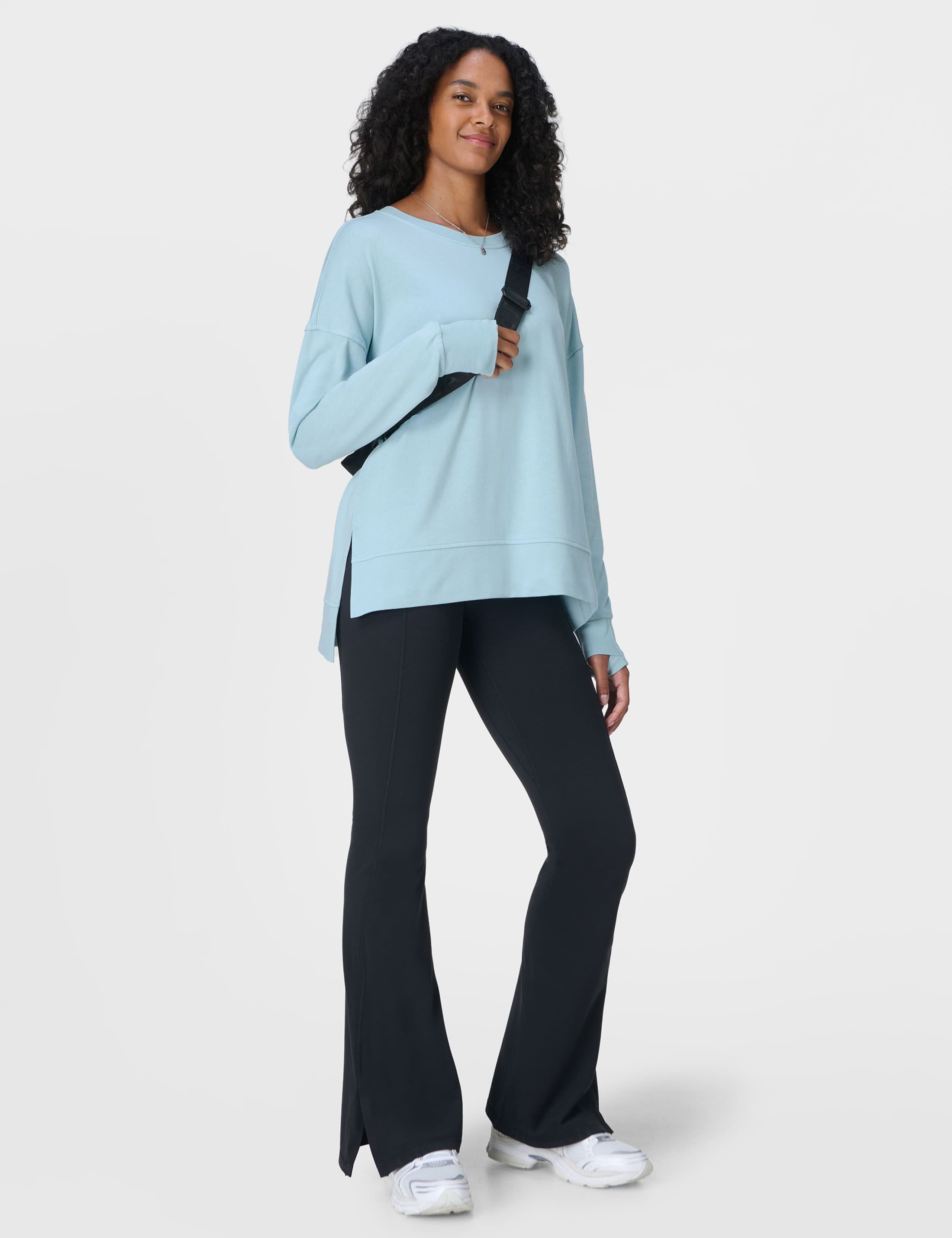 After Class Cotton Modal Longline Sweatshirt 3 of 9
