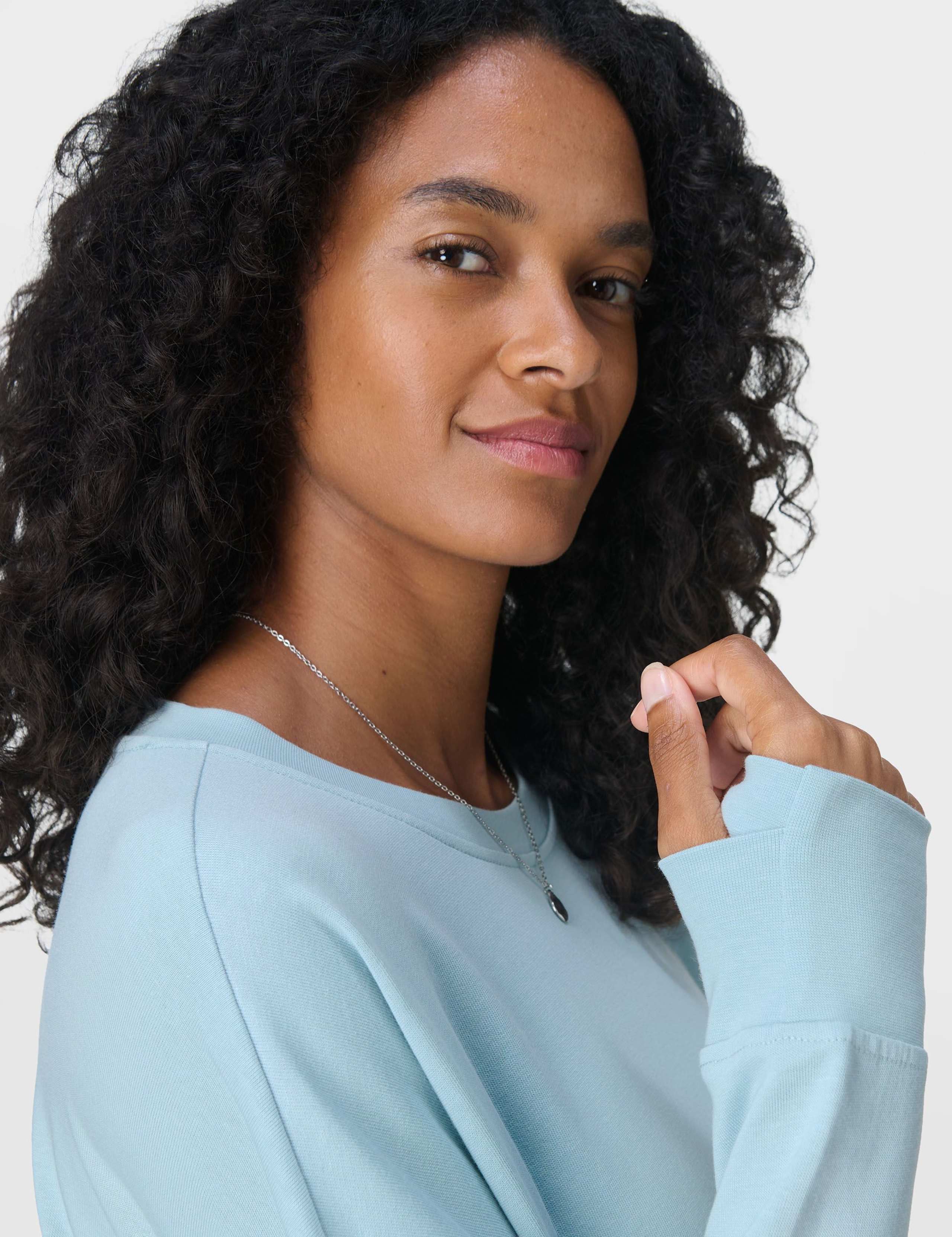 After Class Cotton Modal Longline Sweatshirt 6 of 9