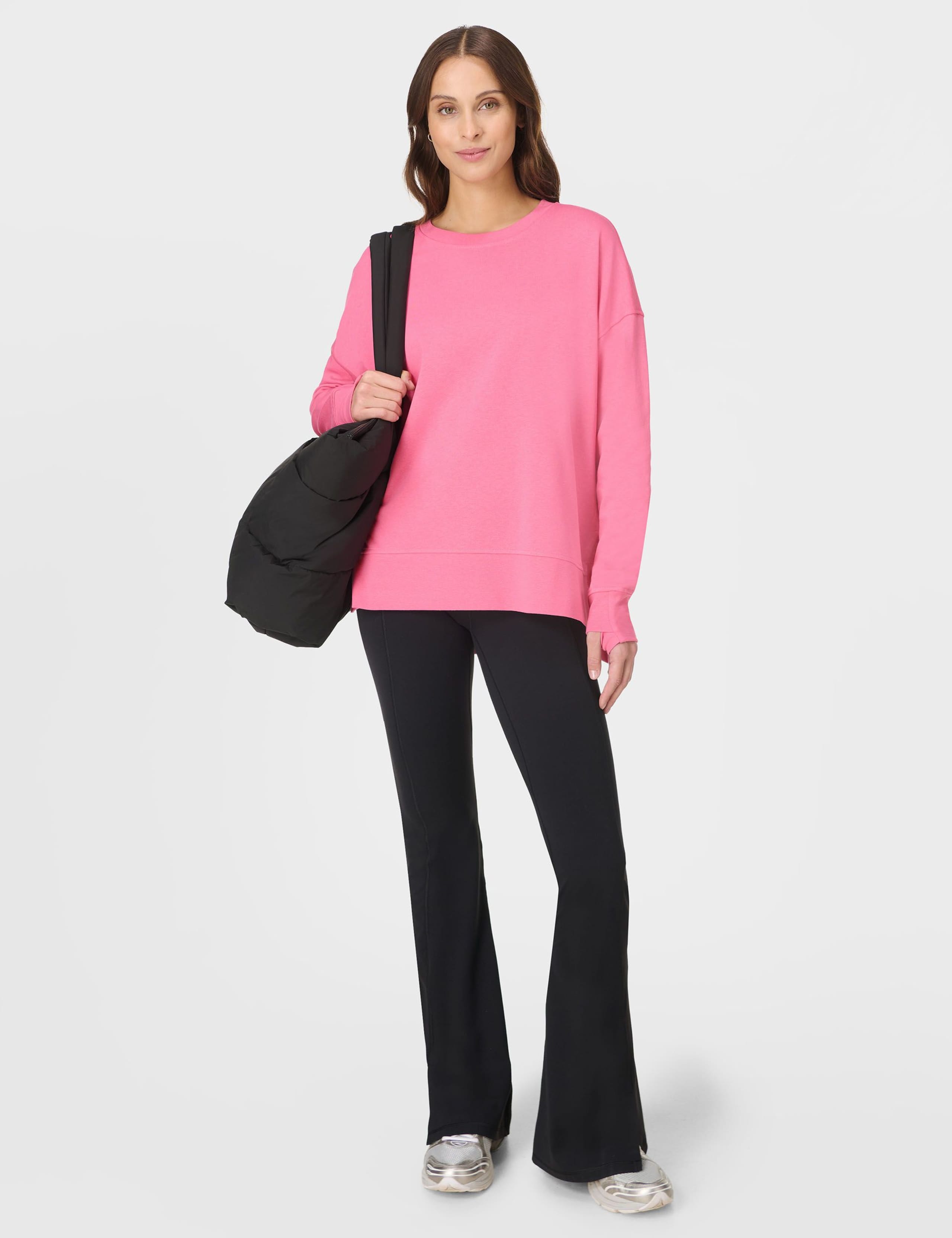 After Class Cotton Modal Longline Sweatshirt 3 of 8