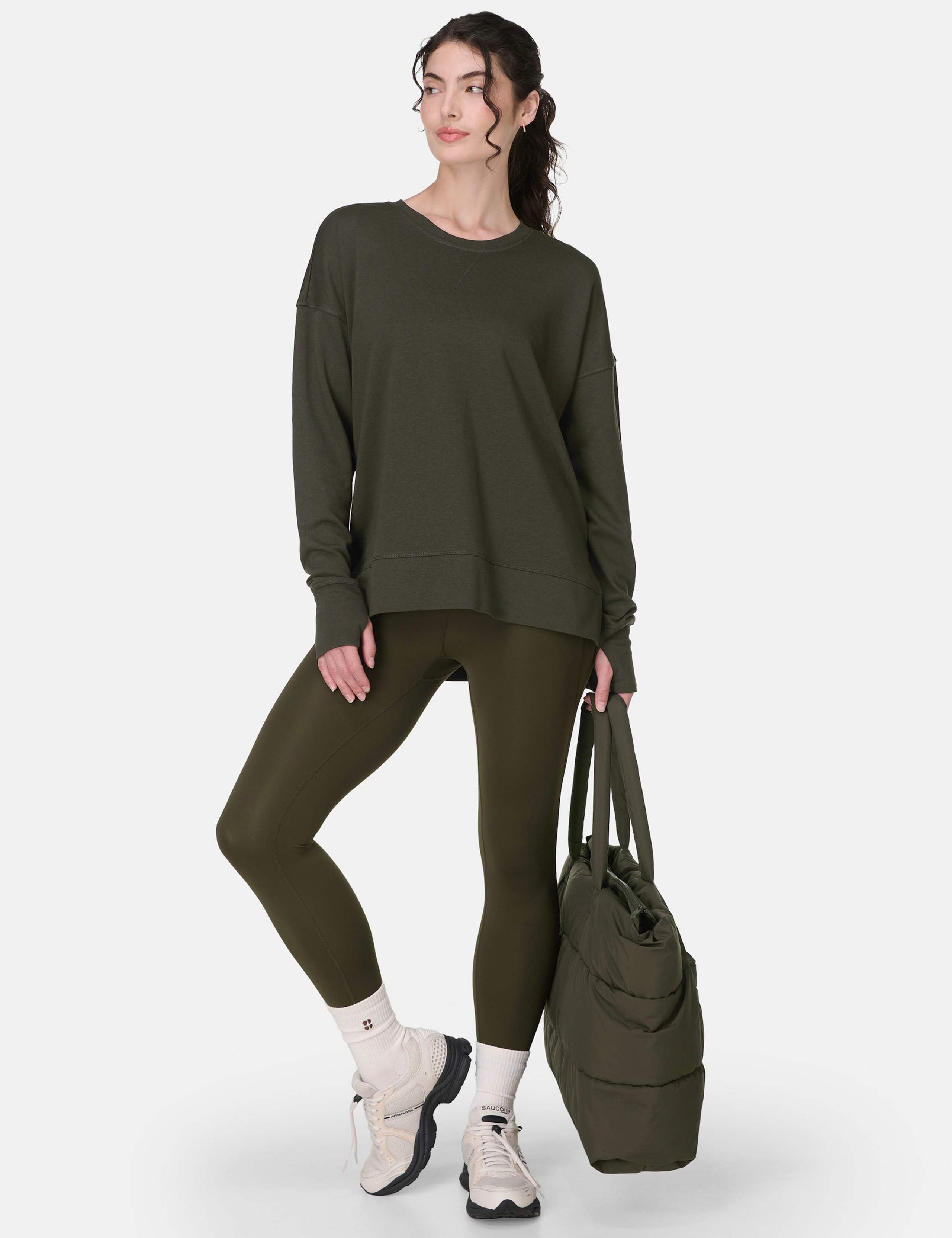 After Class Cotton Modal Longline Sweatshirt 5 of 8