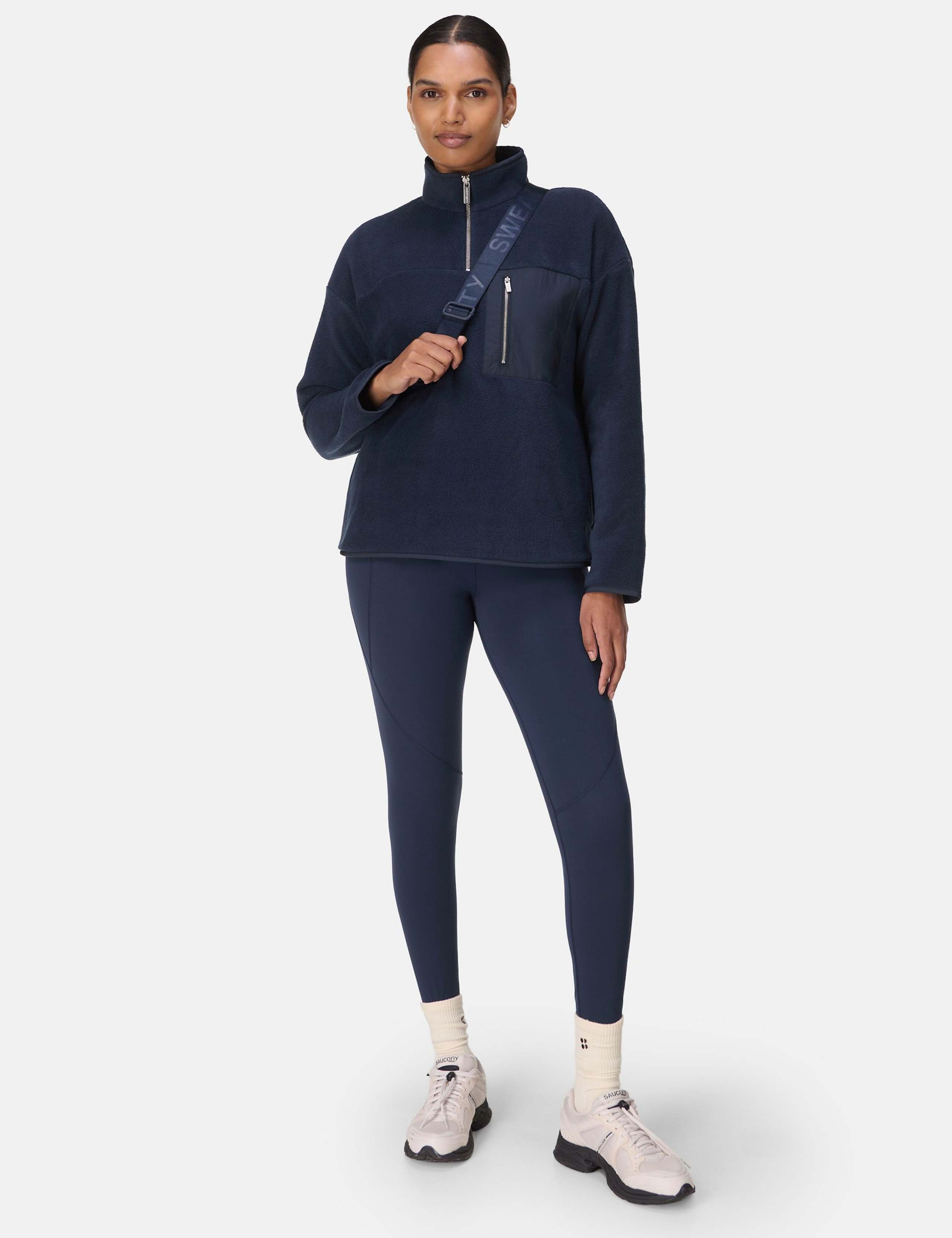 Mallow Half Zip Fleece Sweatshirt 4 of 8