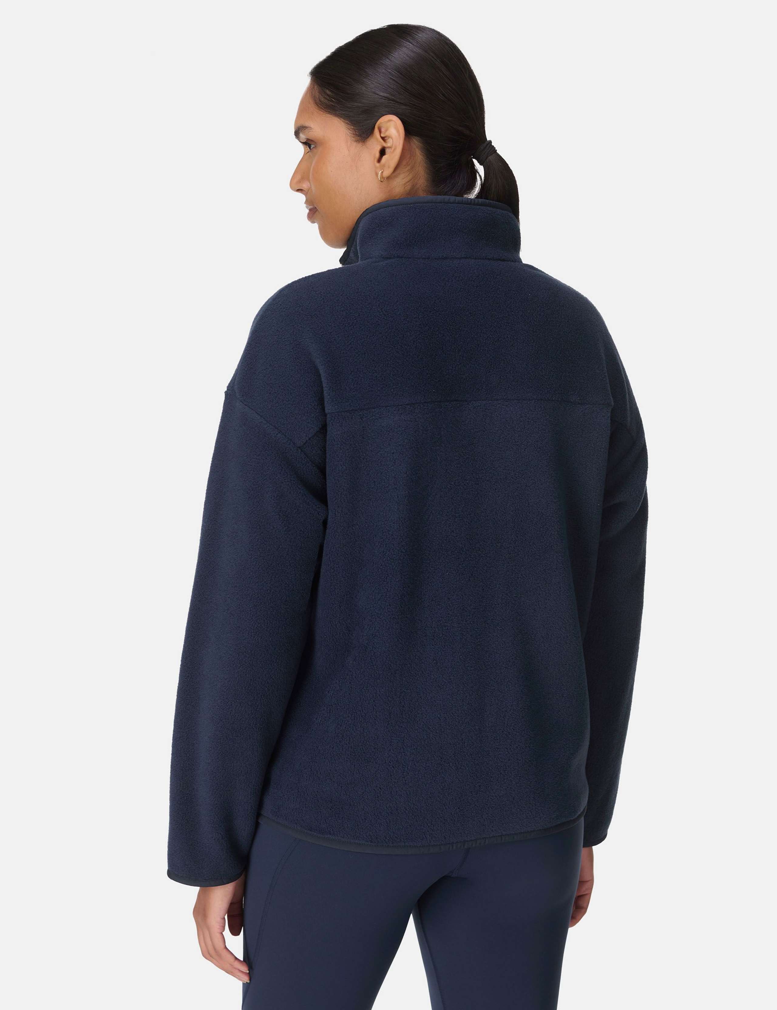 Mallow Half Zip Fleece Sweatshirt 5 of 8