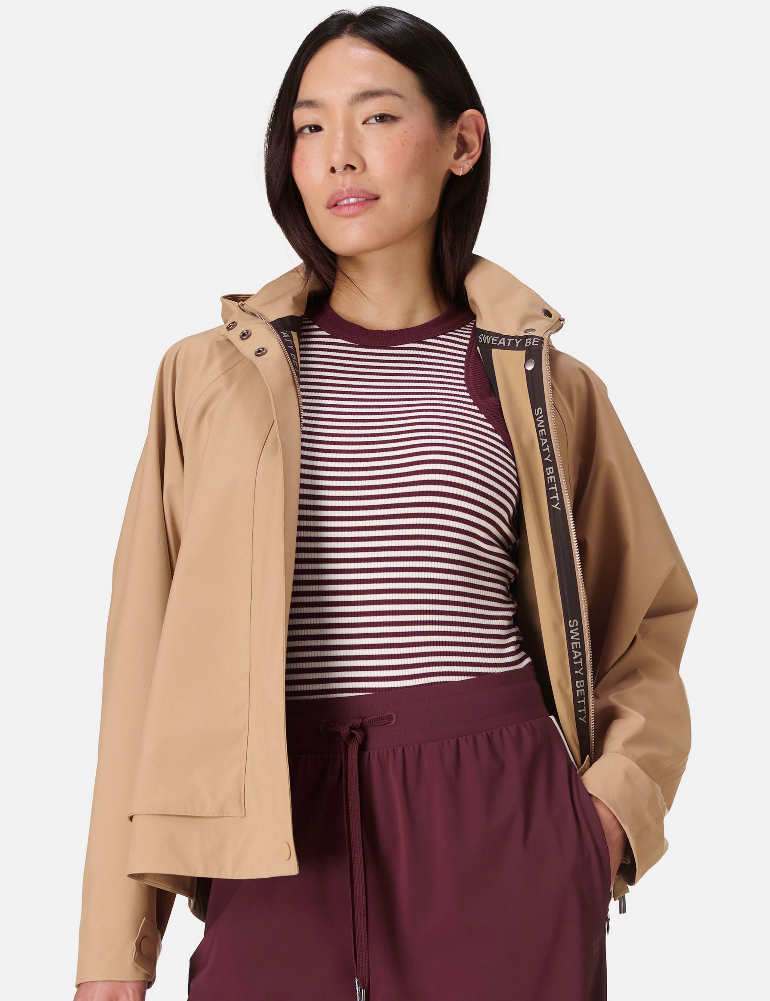 Motion Waterproof Hooded Cropped Parka 3 of 10