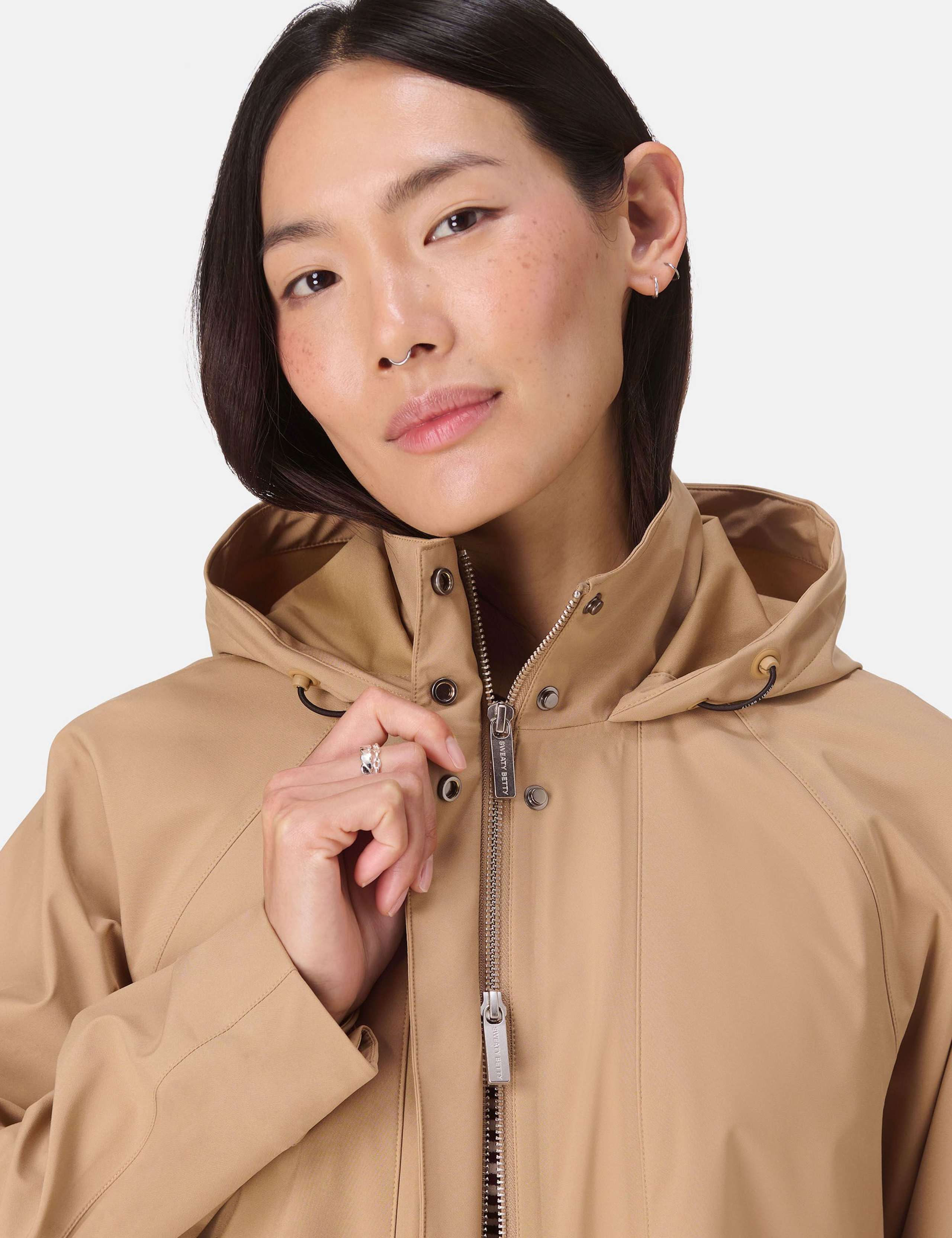 Motion Waterproof Hooded Cropped Parka 7 of 10