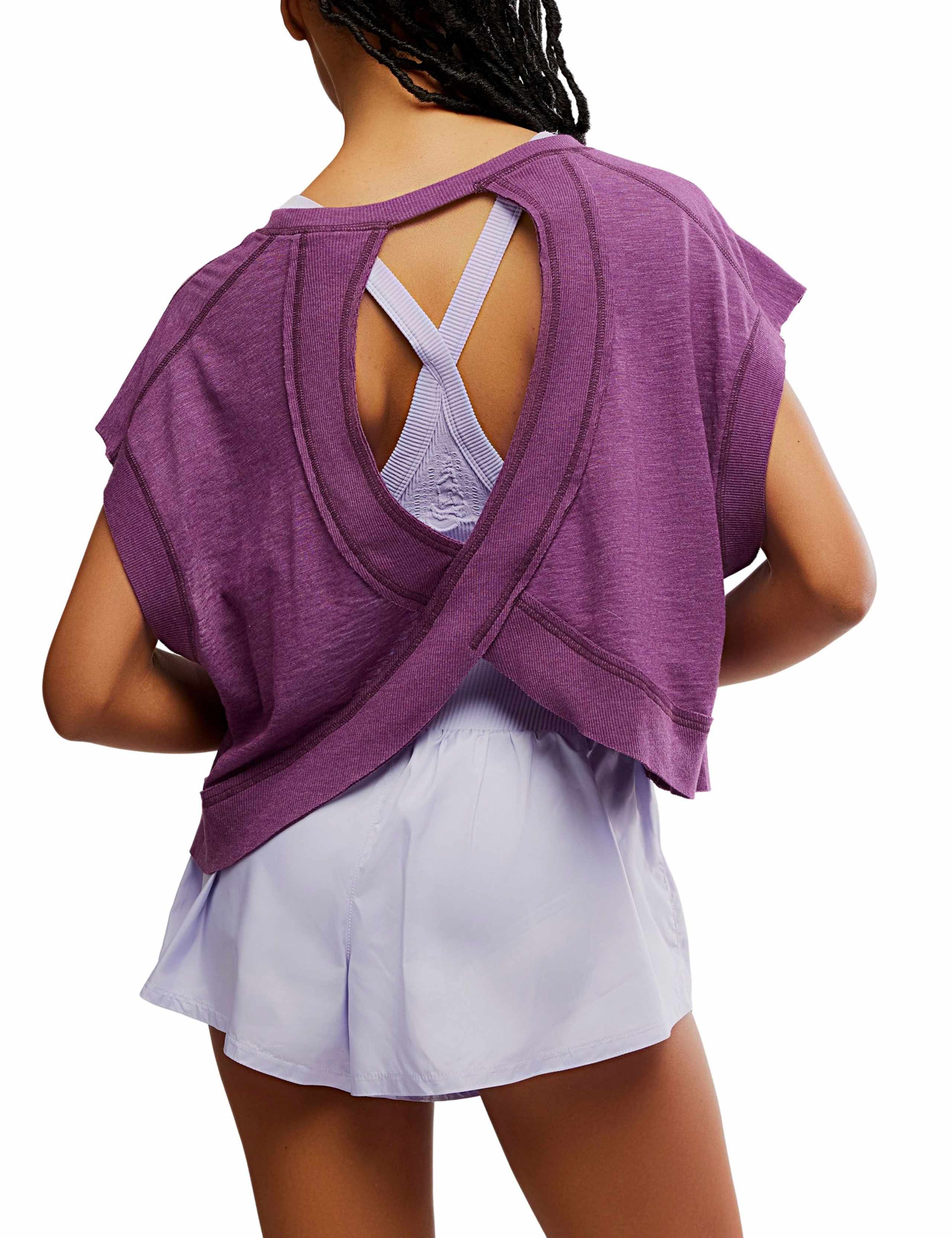 My Time Cotton Rich Open Back T-Shirt 4 of 7