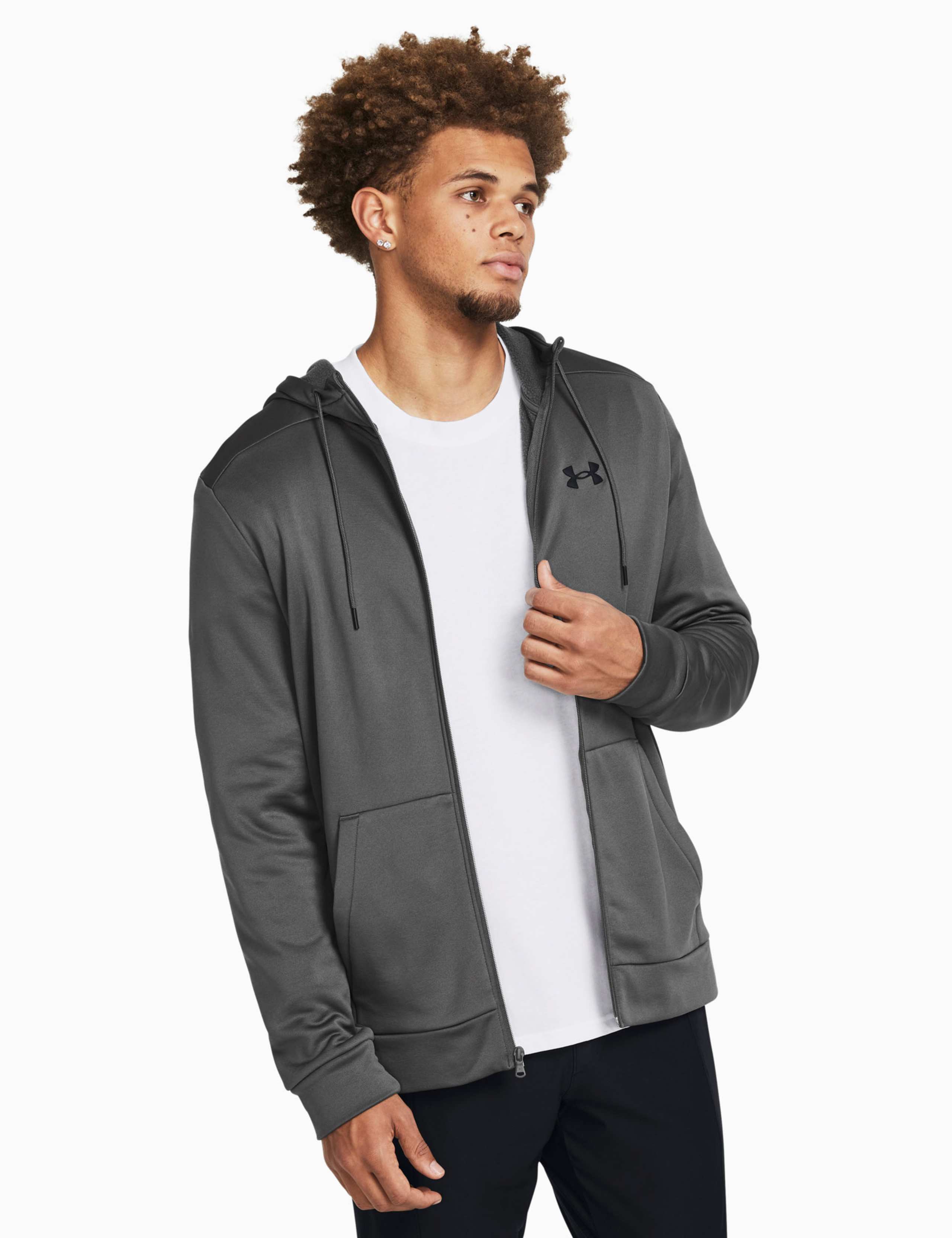 Amour Fleece Zip Up Training Hoodie 1 of 4