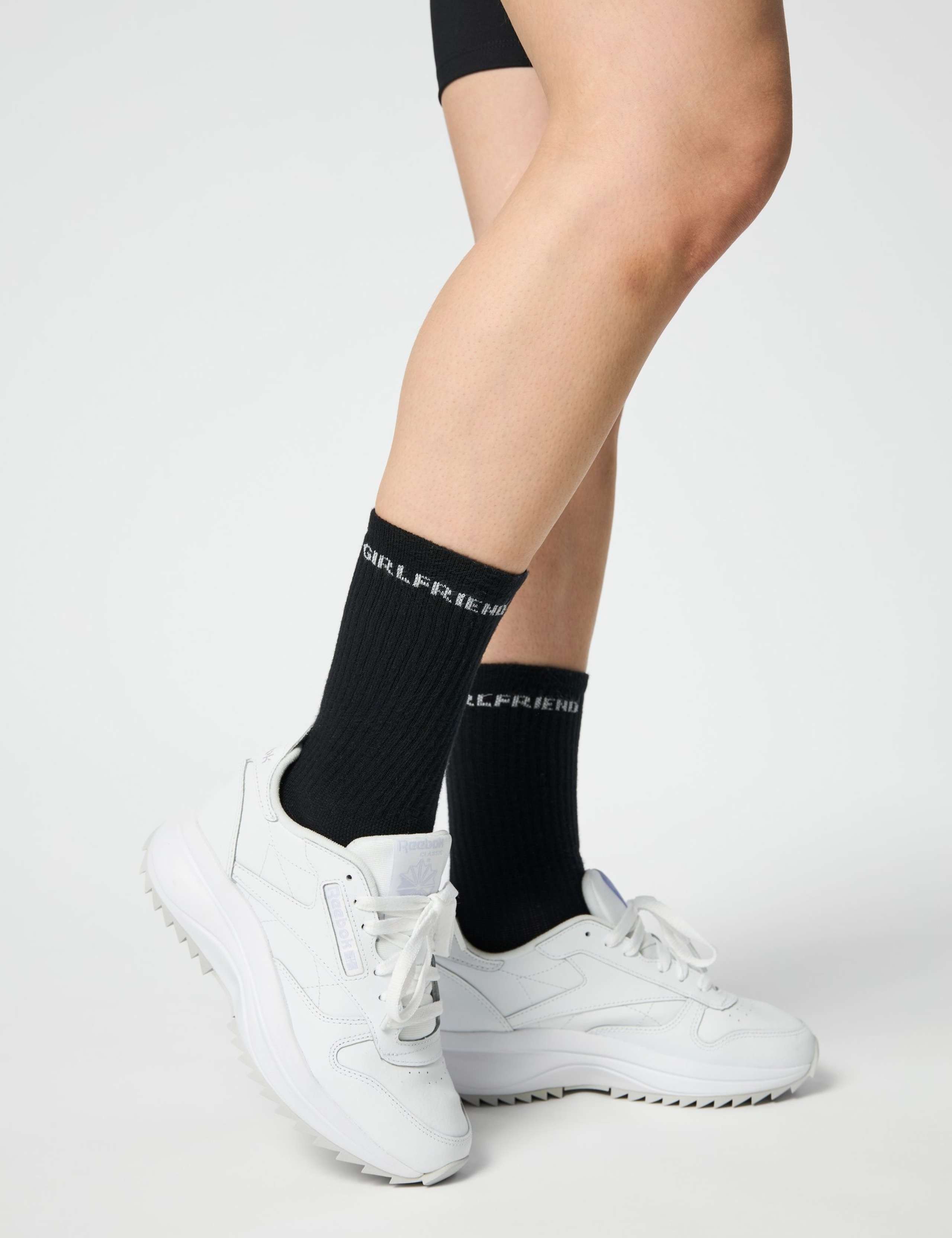 3pk Ribbed Ankle High Socks 4 of 6