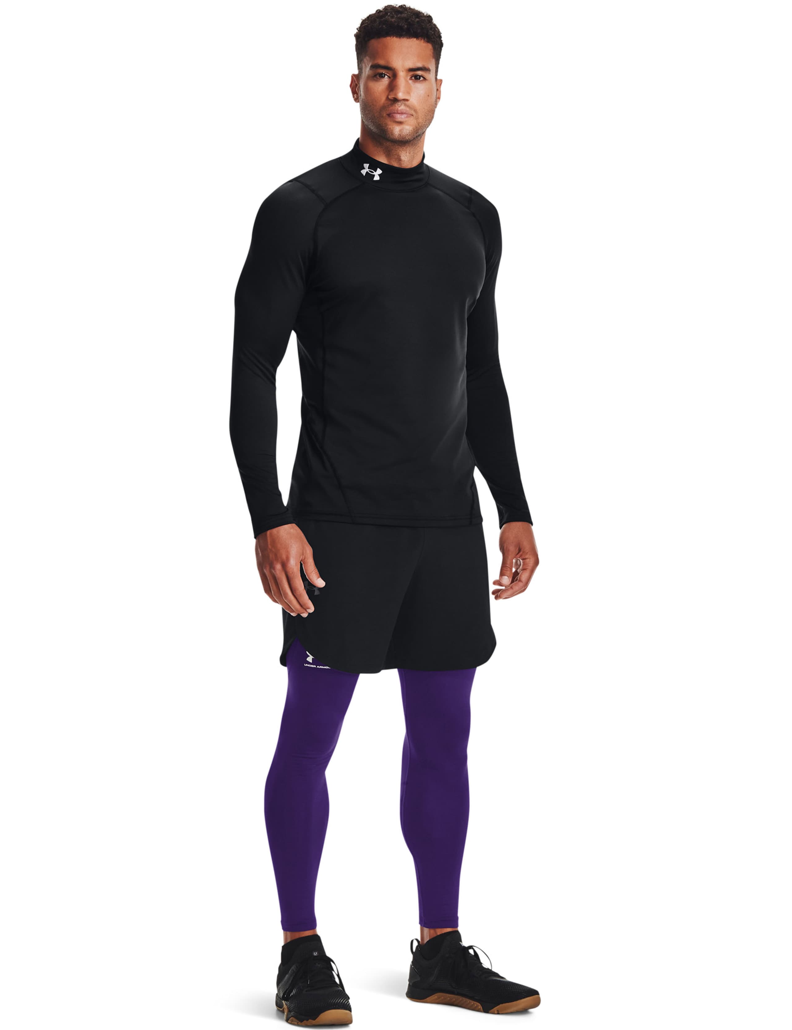 Cold Gear Armour Funnel Neck Baselayer Top 4 of 6