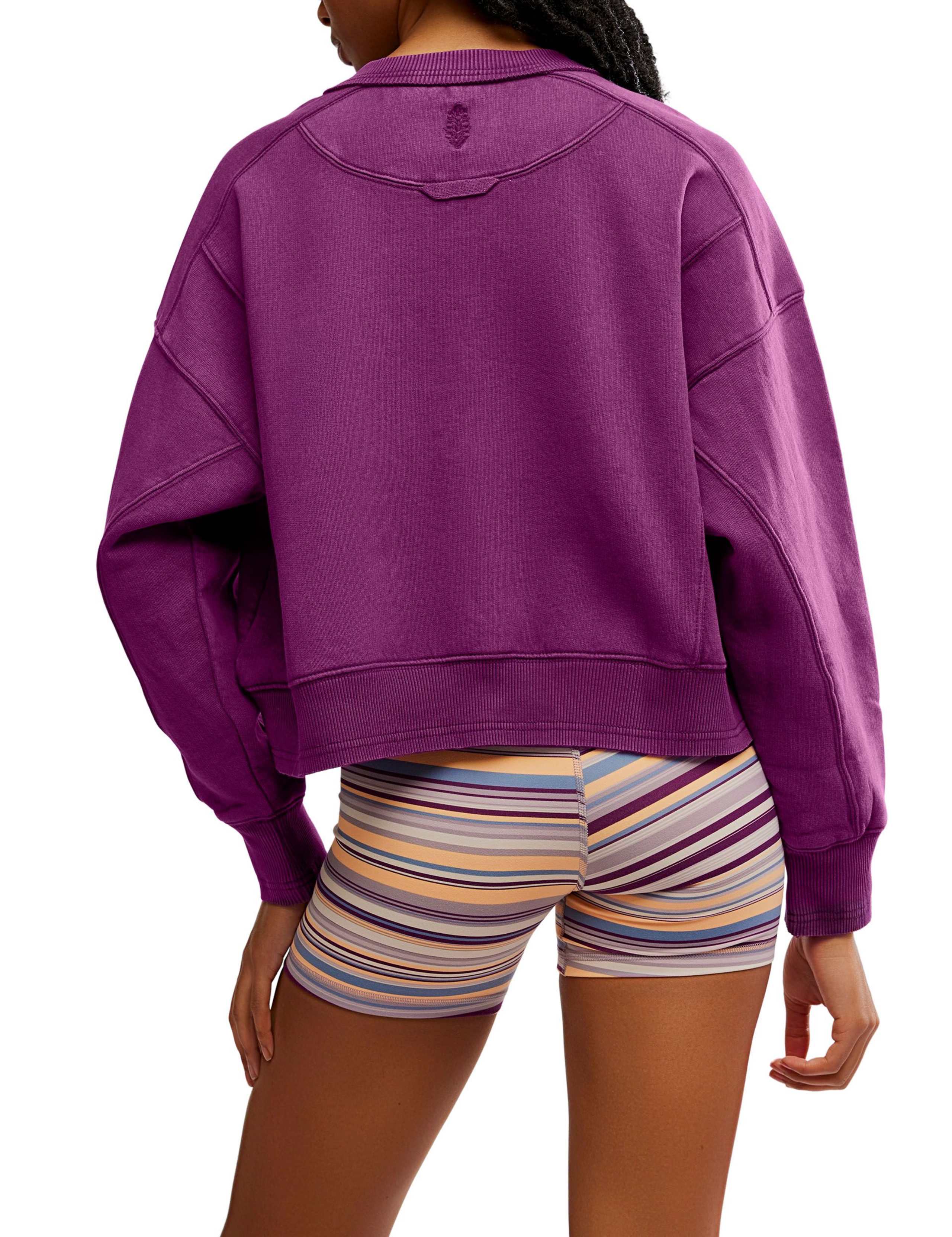 Intercept Cotton Rich Crop Sweatshirt 3 of 6