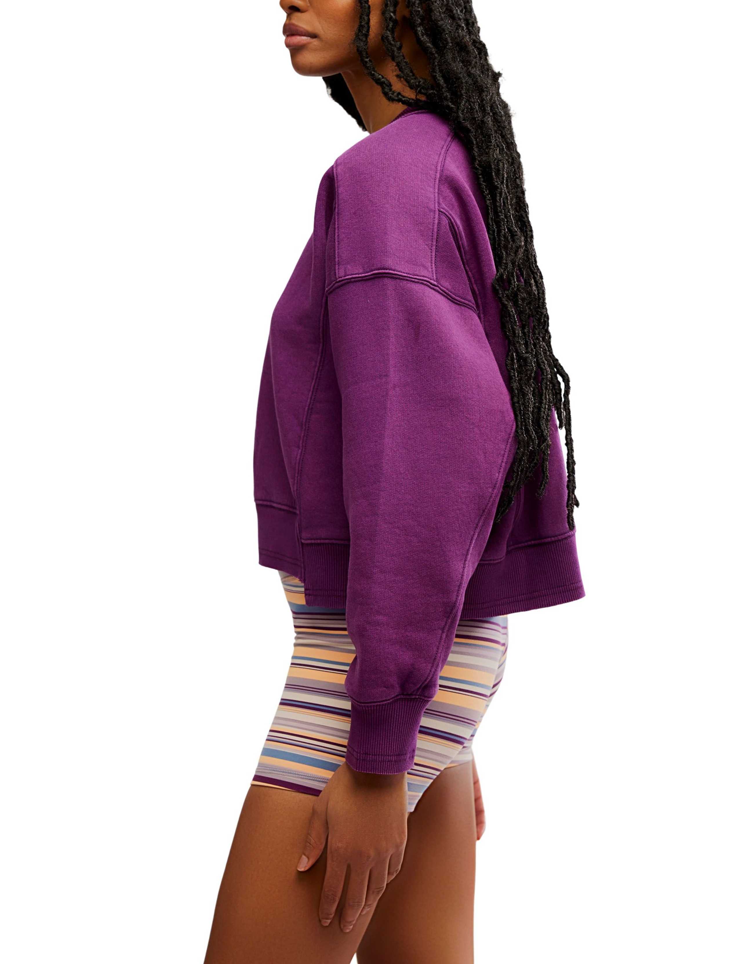 Intercept Cotton Rich Crop Sweatshirt 4 of 6