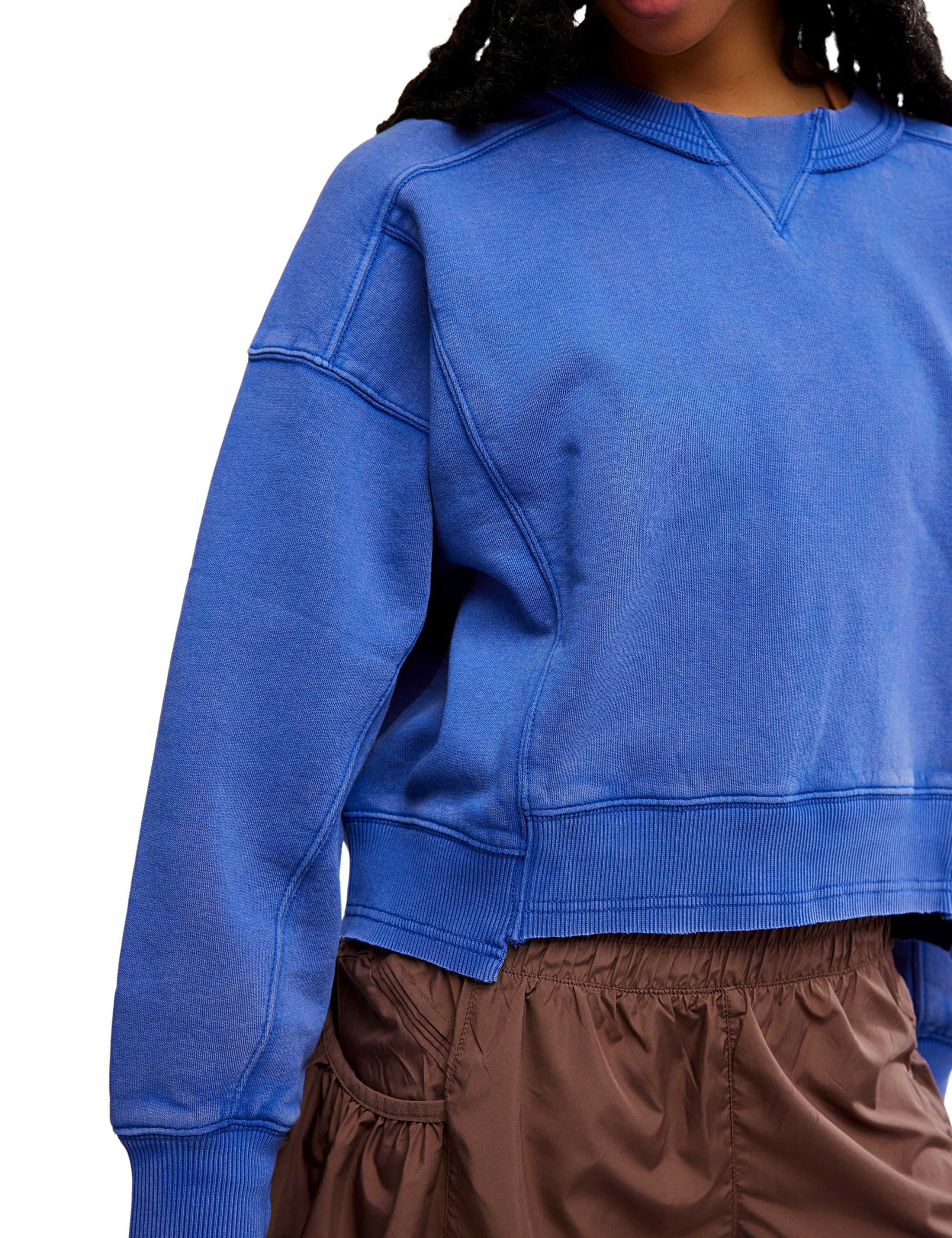 Intercept Cotton Rich Crop Sweatshirt 2 of 6