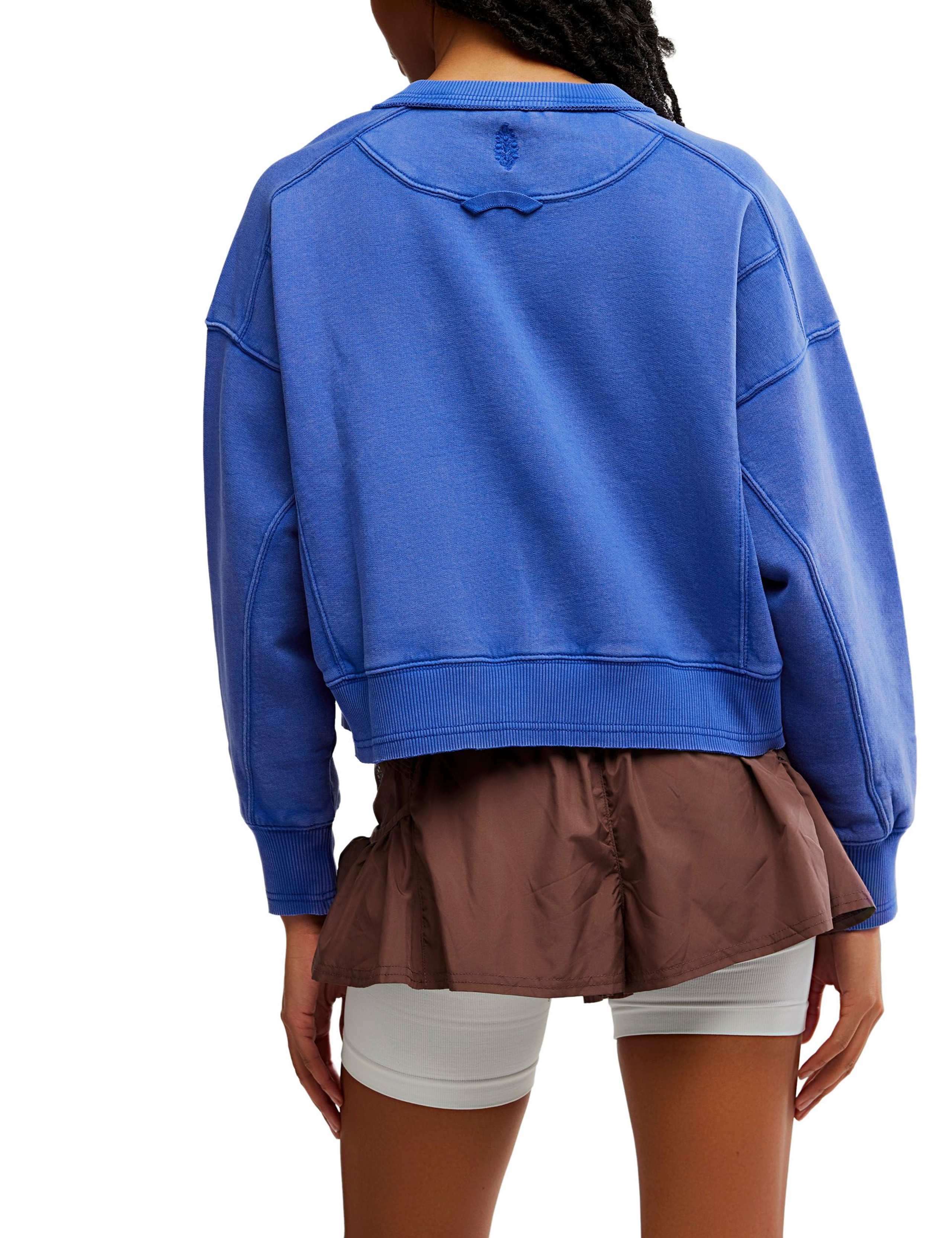 Intercept Cotton Rich Crop Sweatshirt 3 of 6