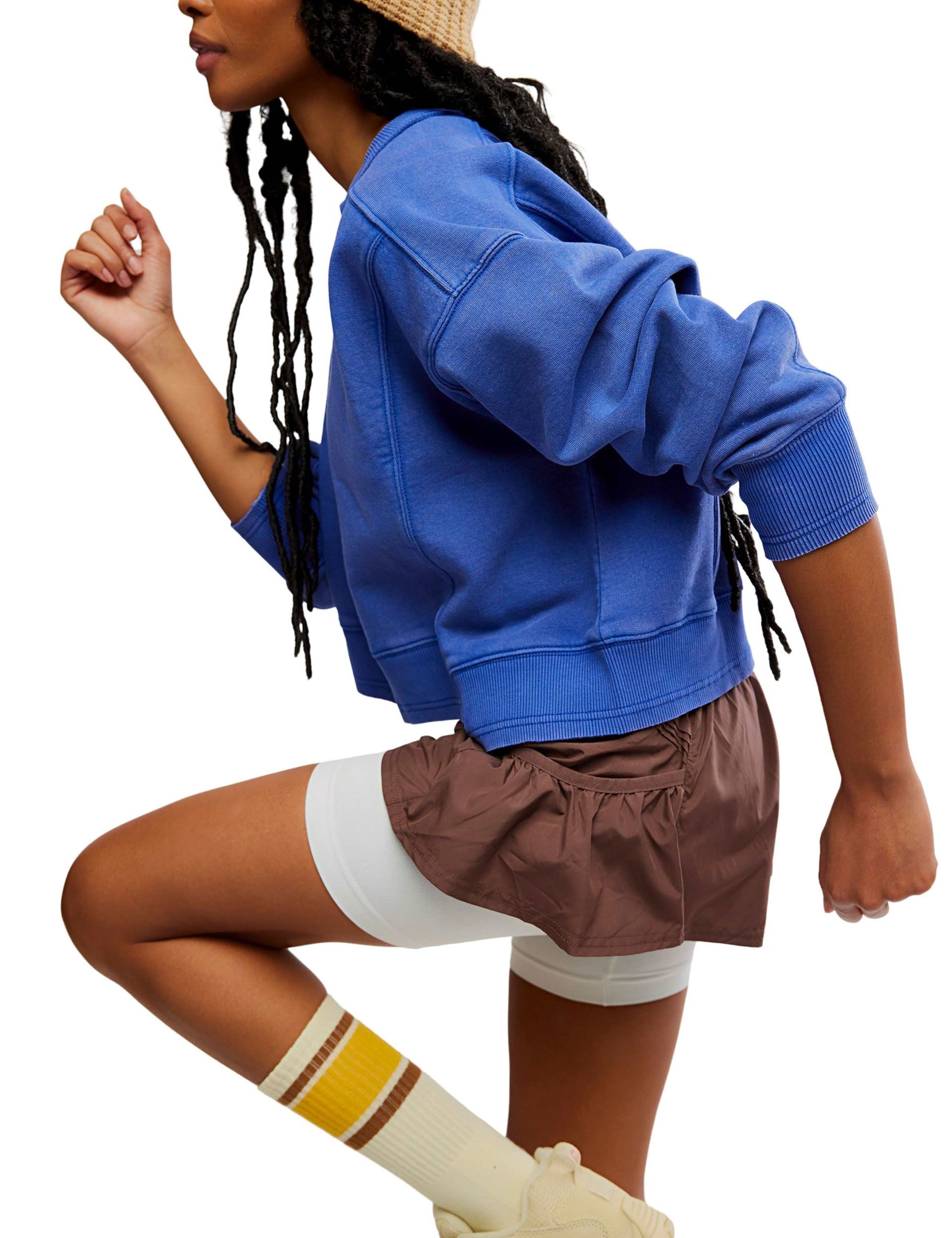 Intercept Cotton Rich Crop Sweatshirt 5 of 6