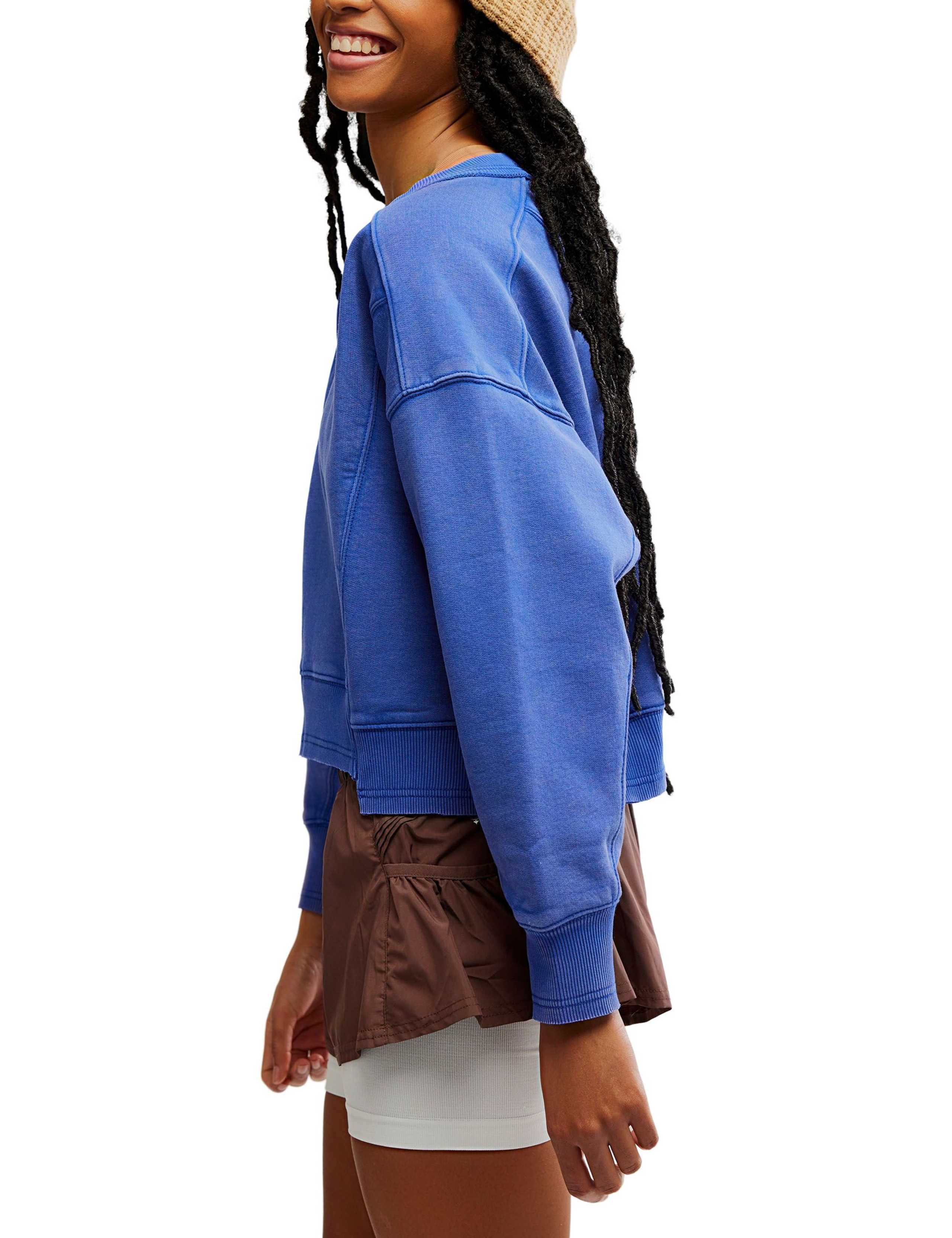 Intercept Cotton Rich Crop Sweatshirt 6 of 6