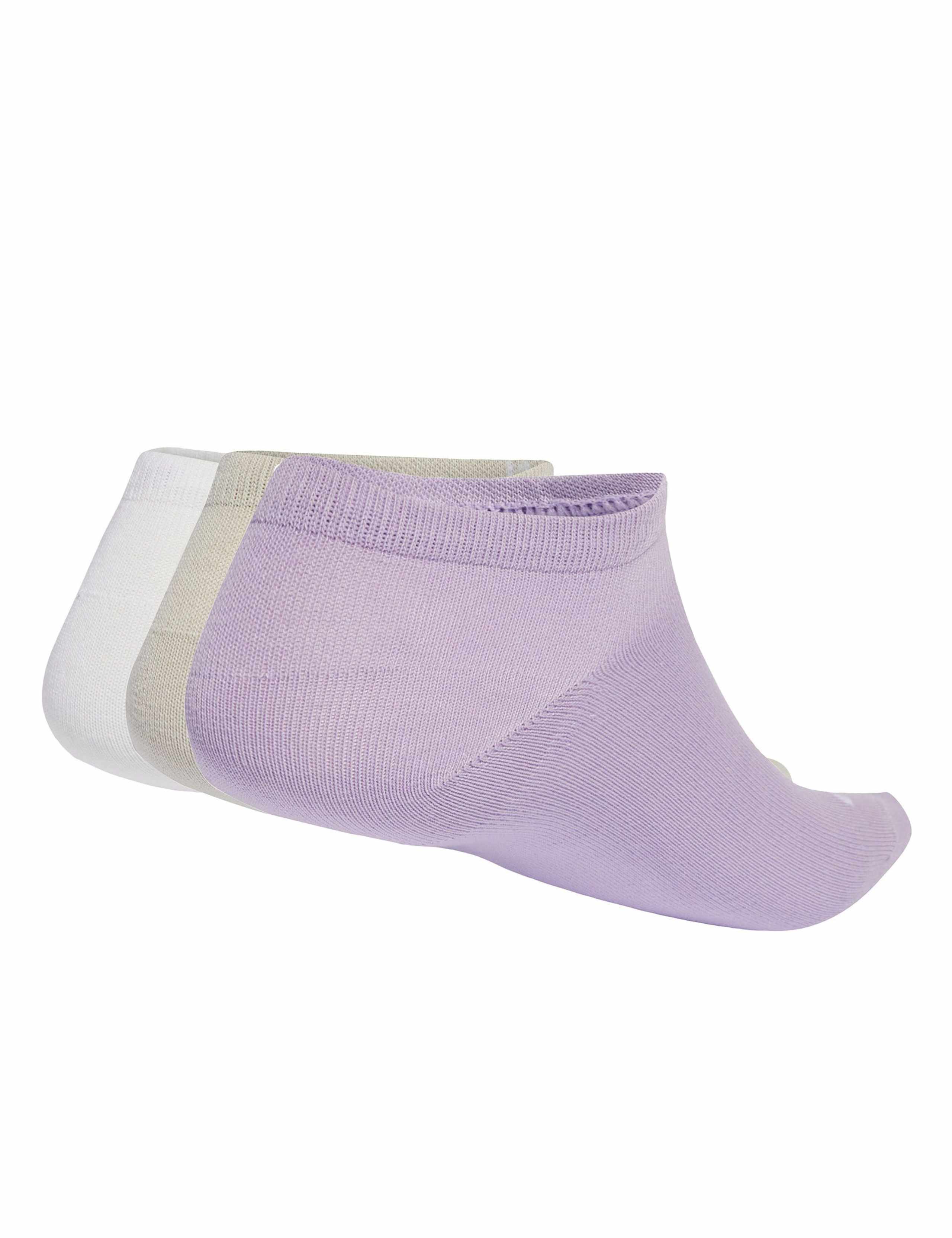 3pk Cotton Rich Trainer Socks 2 of 4