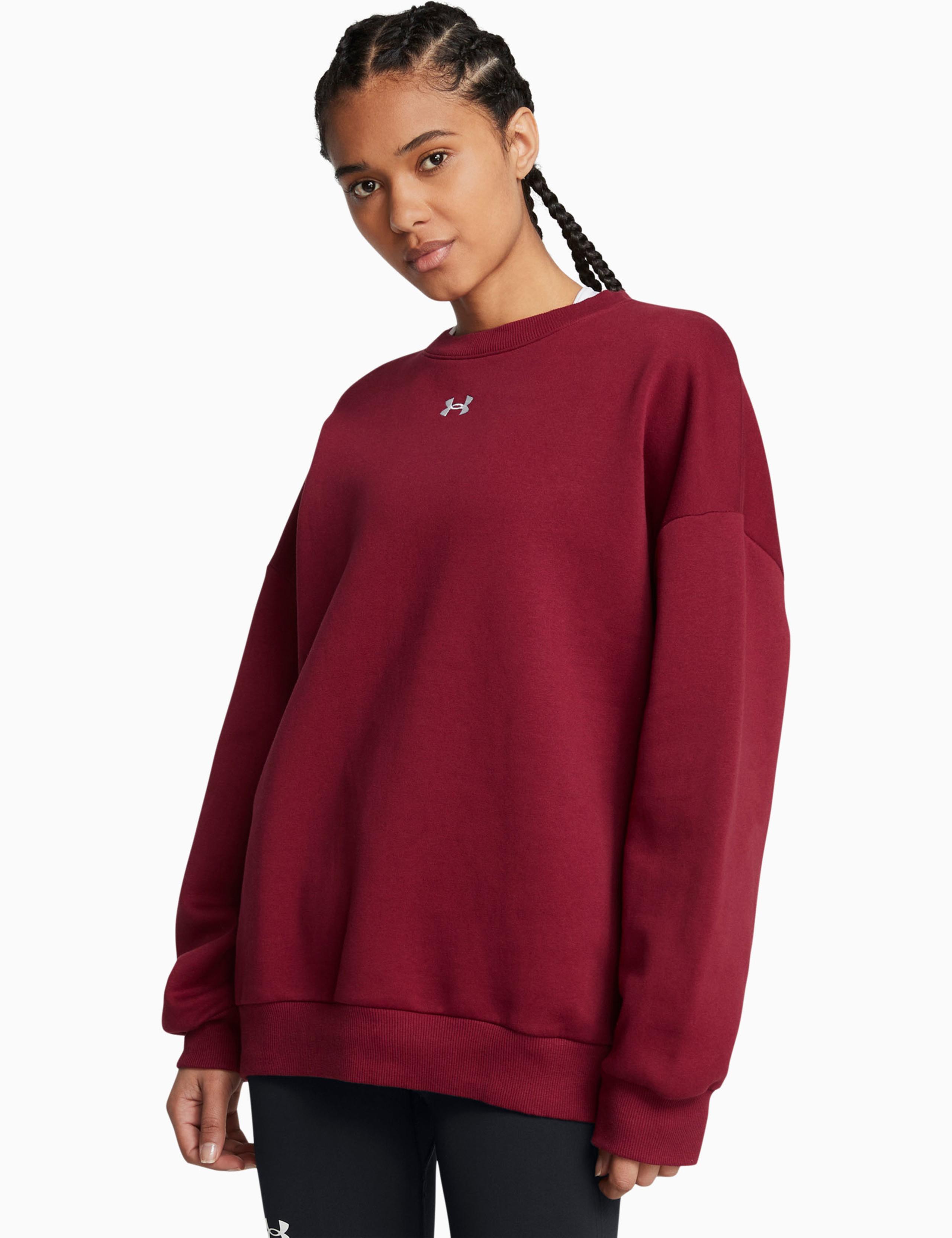 Rival Cotton Rich Fleece Oversized Sweat-shirt 1 of 3