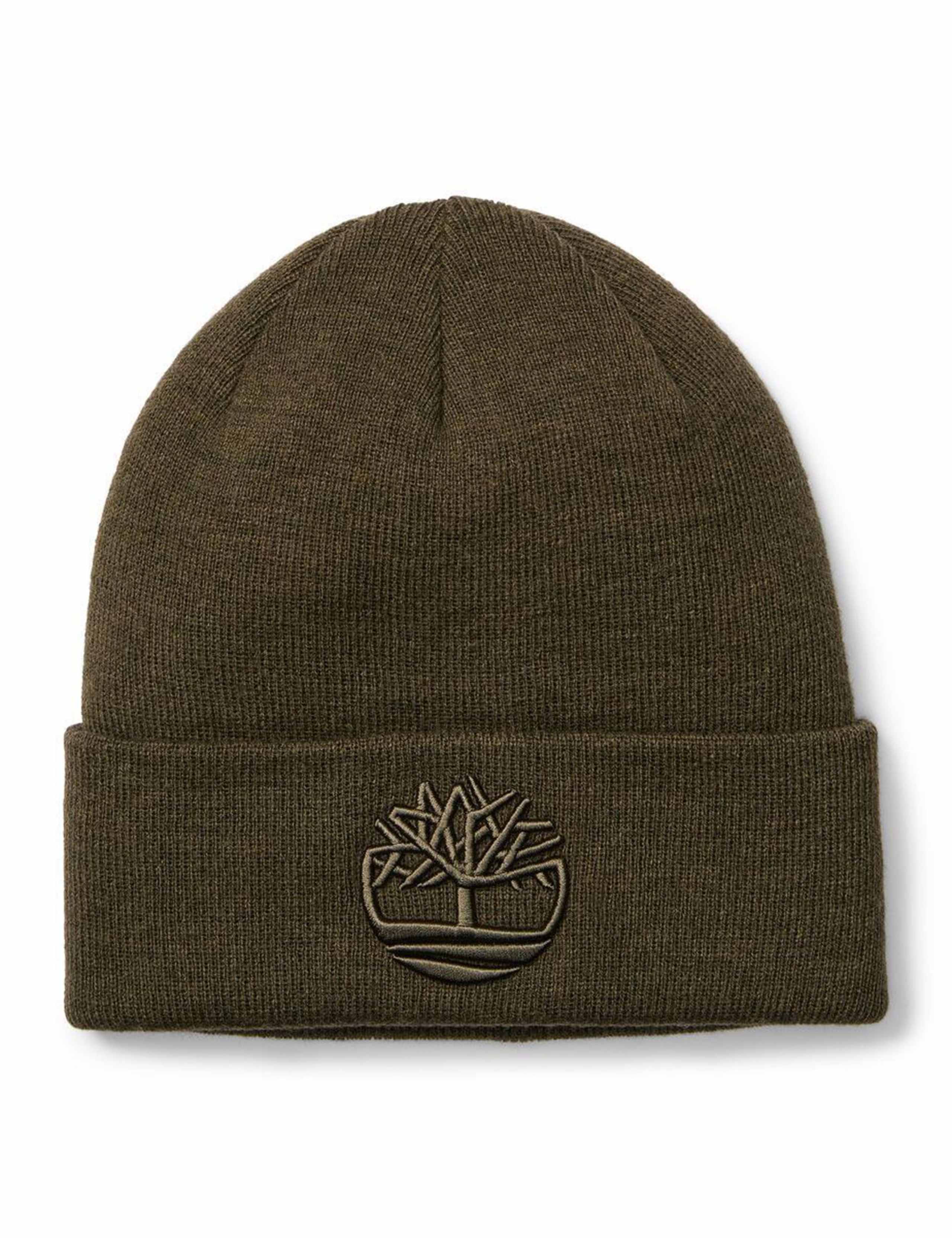 3D Embroidery Knitted Beanie Hat 1 of 3