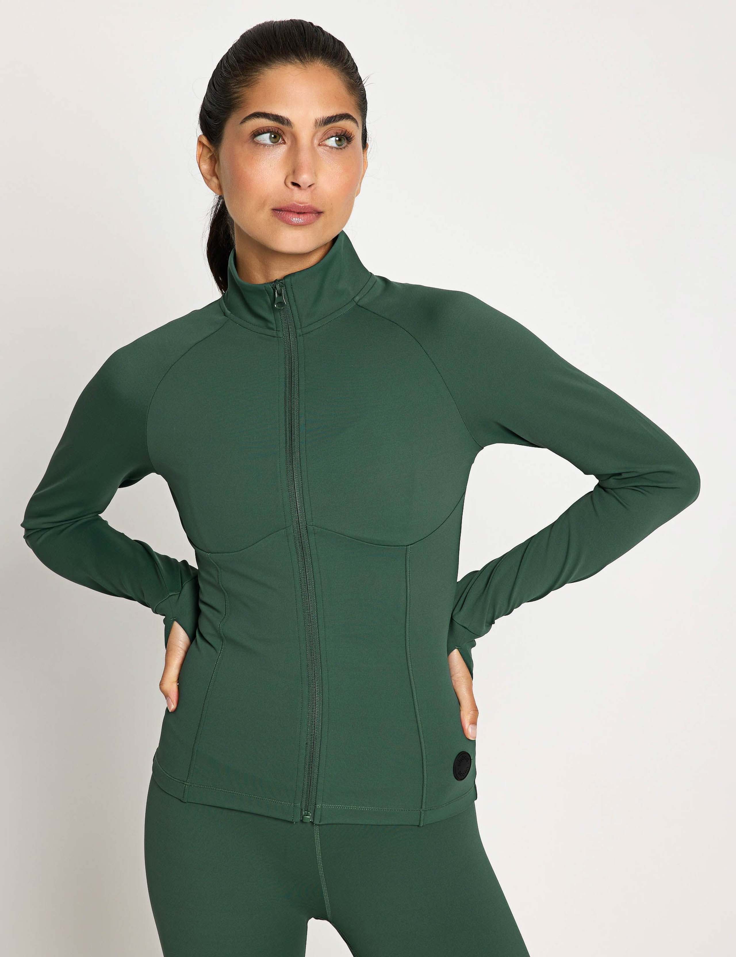 Zuri Funnel Neck Zip Up Top 2 of 6