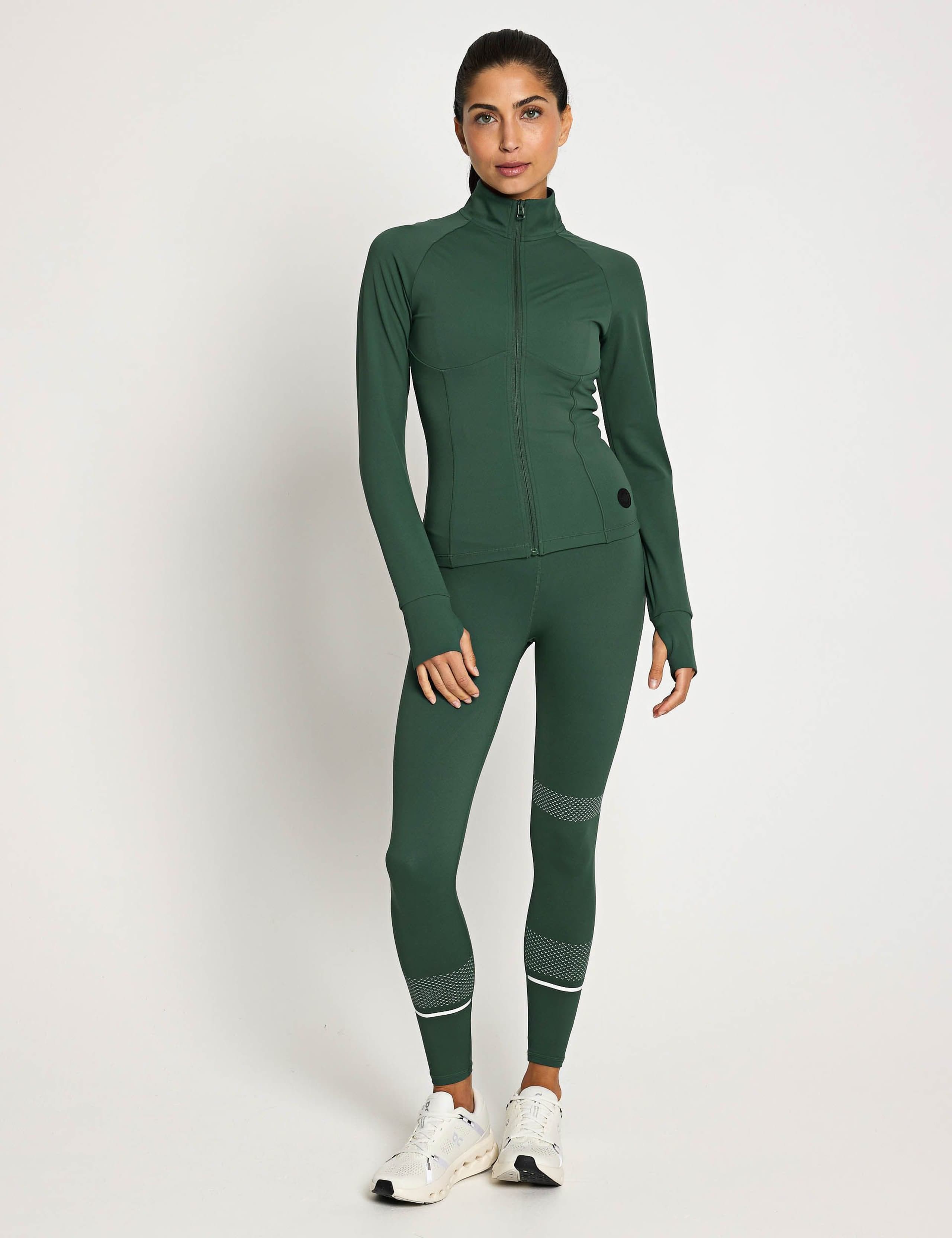 Zuri Funnel Neck Zip Up Top 4 of 6