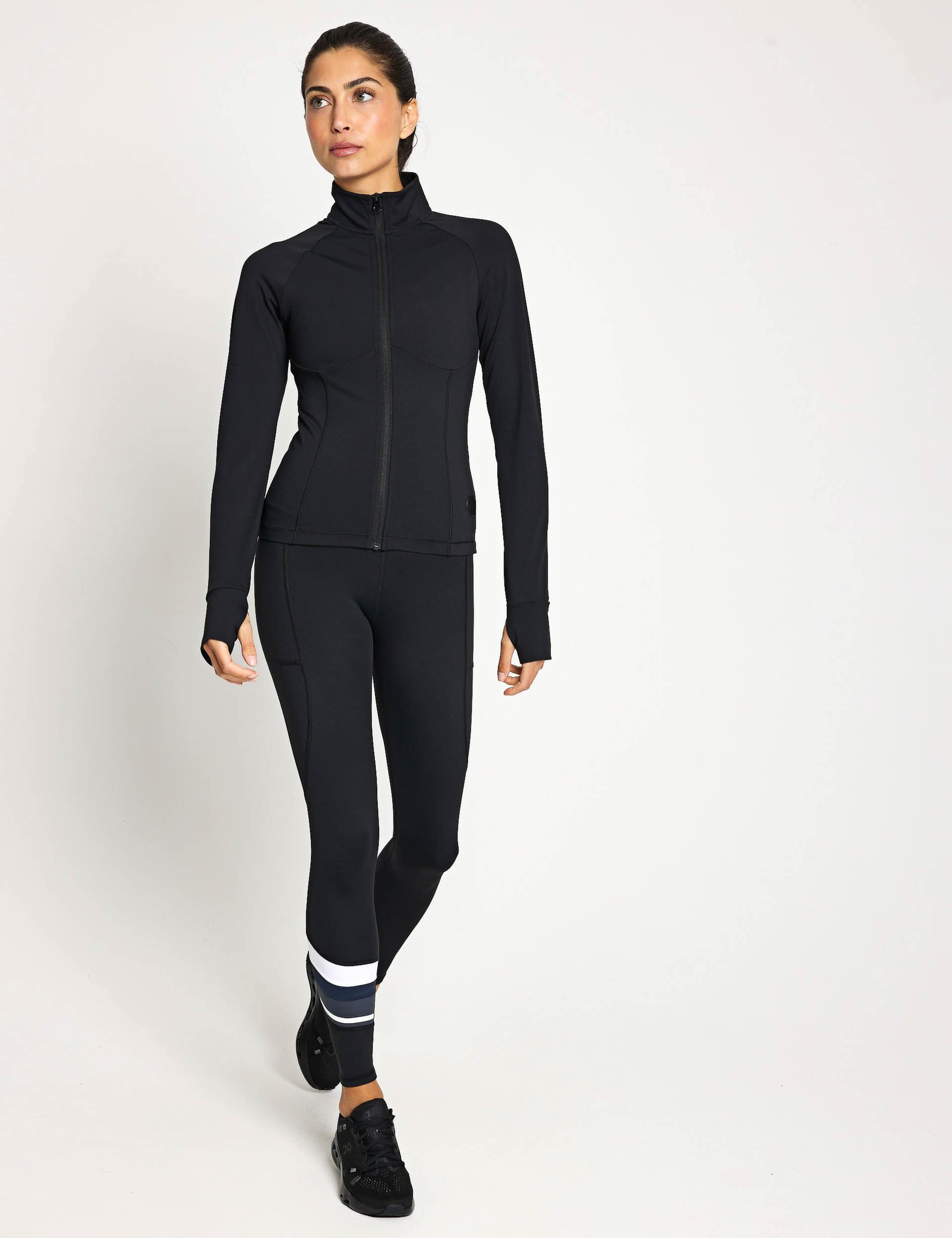 Zuri Funnel Neck Zip Up Top 2 of 5
