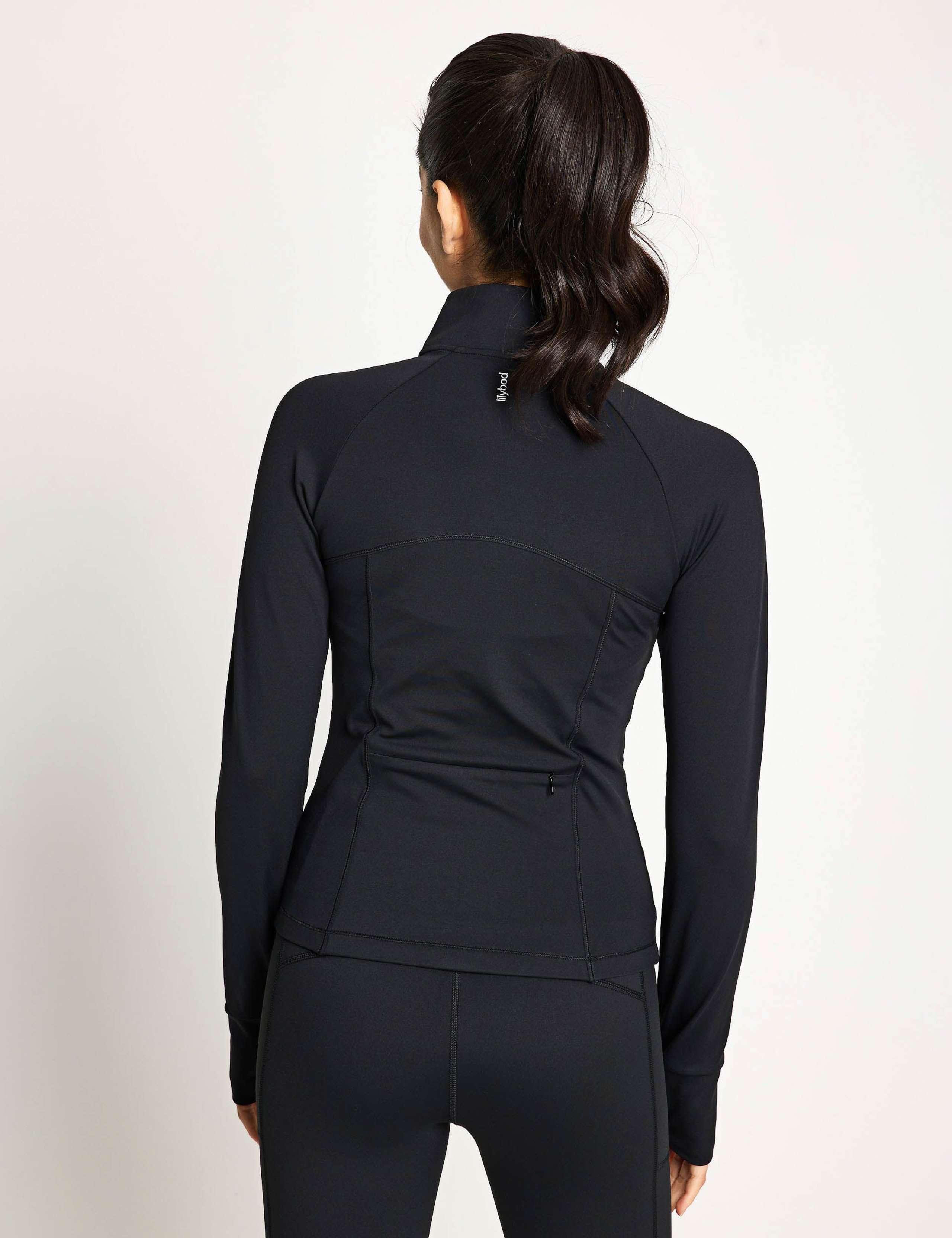 Zuri Funnel Neck Zip Up Top 3 of 5